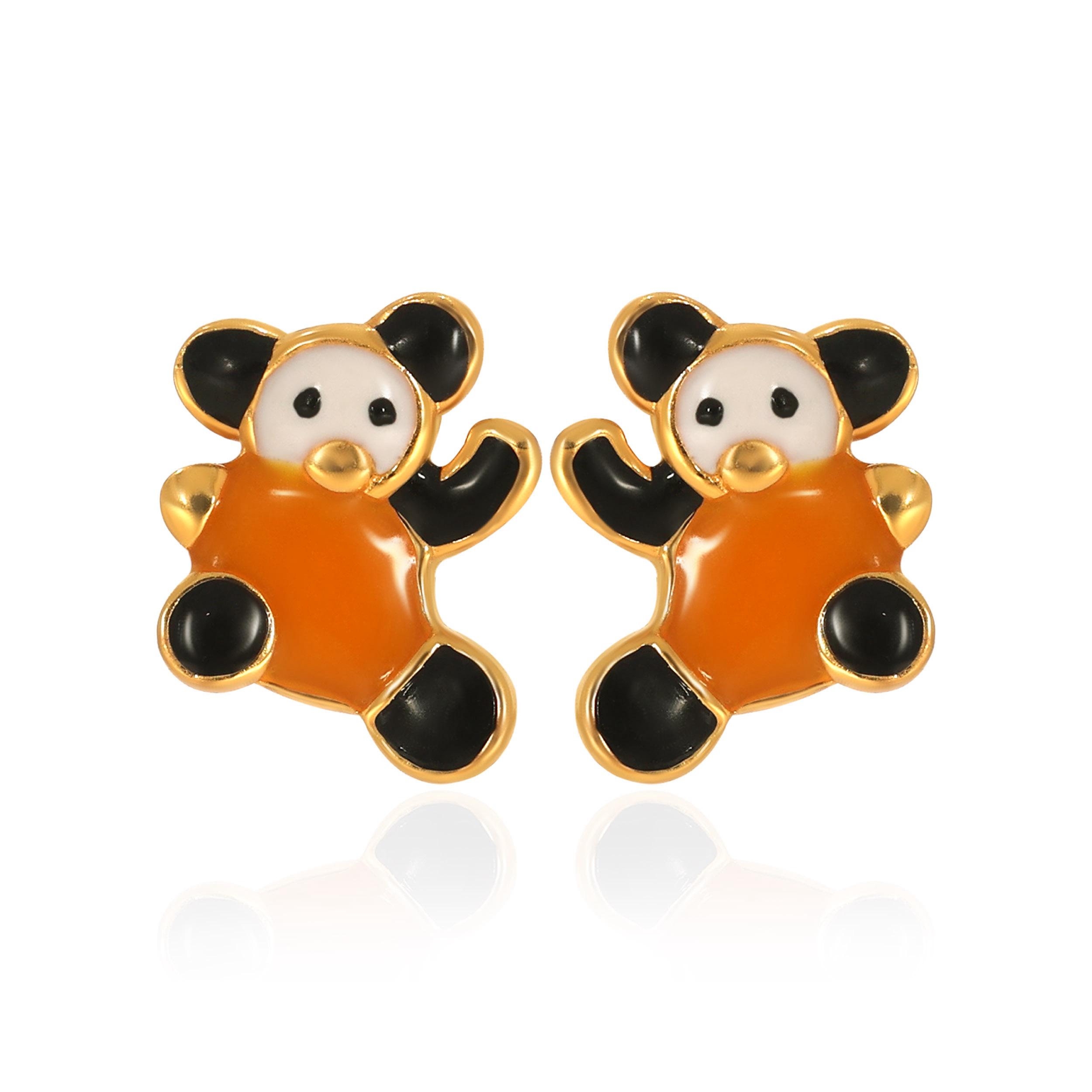 Beary Cute Kids' Gold Studs - Senco Gold and Diamonds