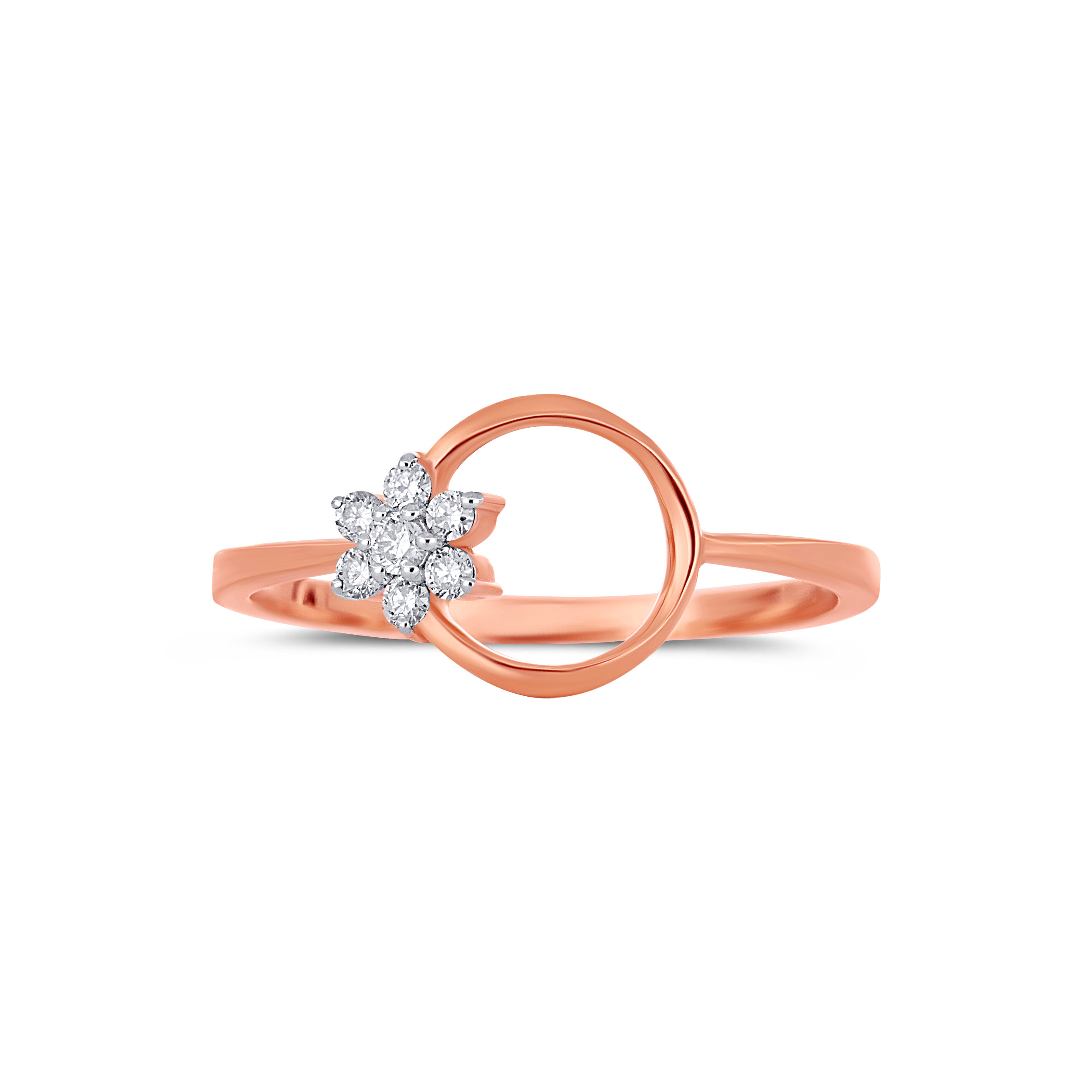 Circle Bloom Diamond Ring - Senco Gold and Diamonds