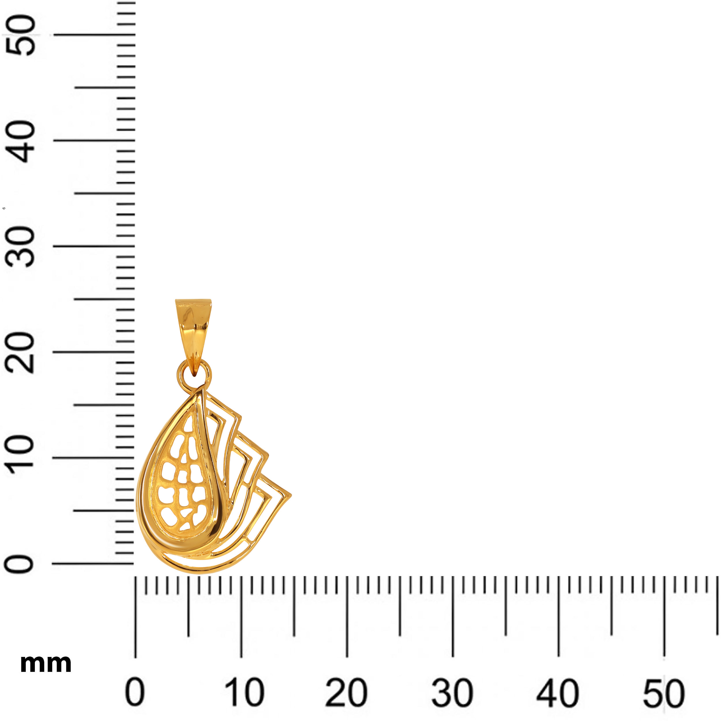 22K Yellow Gold Gold Pendant-GPN-D000759490 - Senco Gold and Diamonds