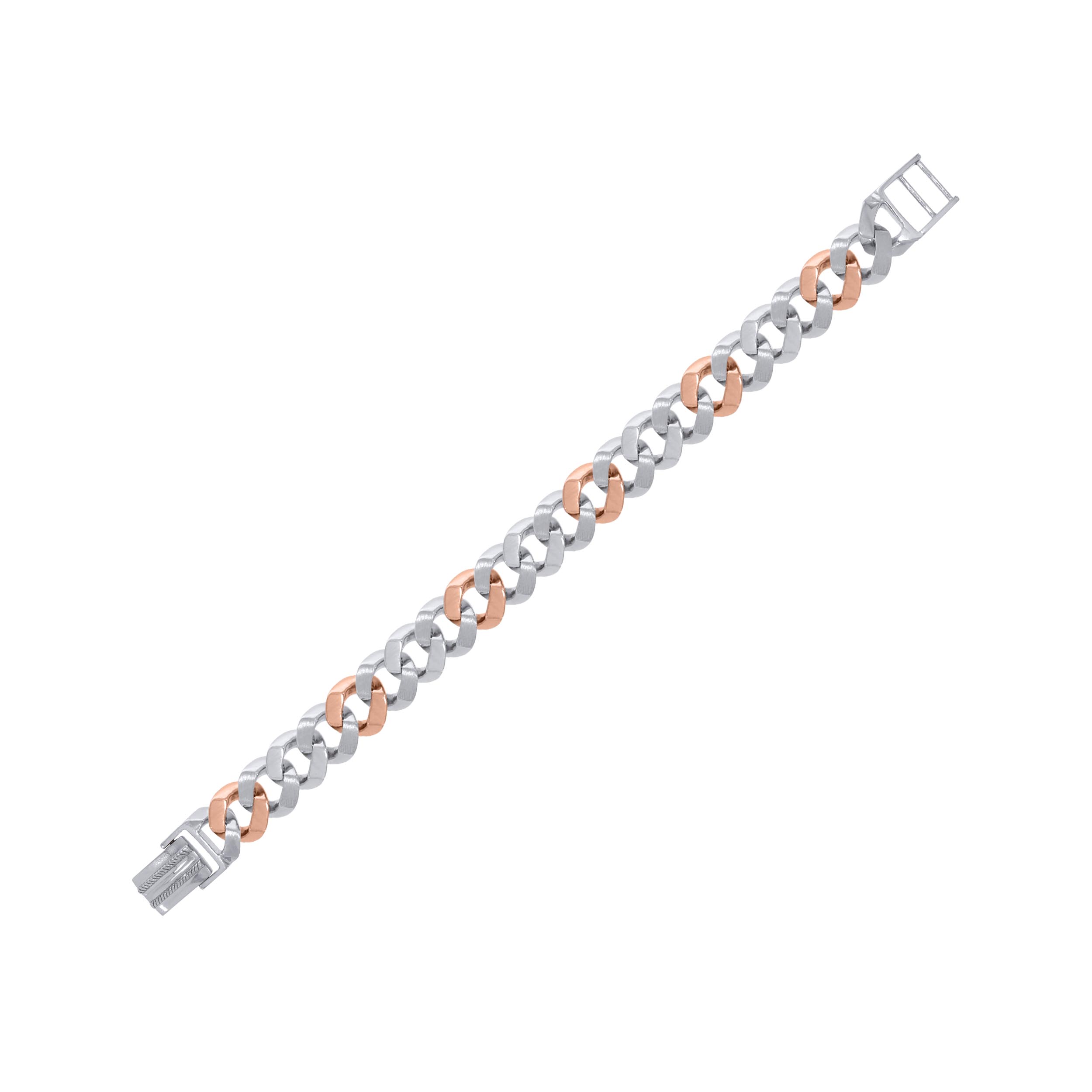 Vibrant Glow Men Platinum Wristlet - Senco Gold and Diamonds