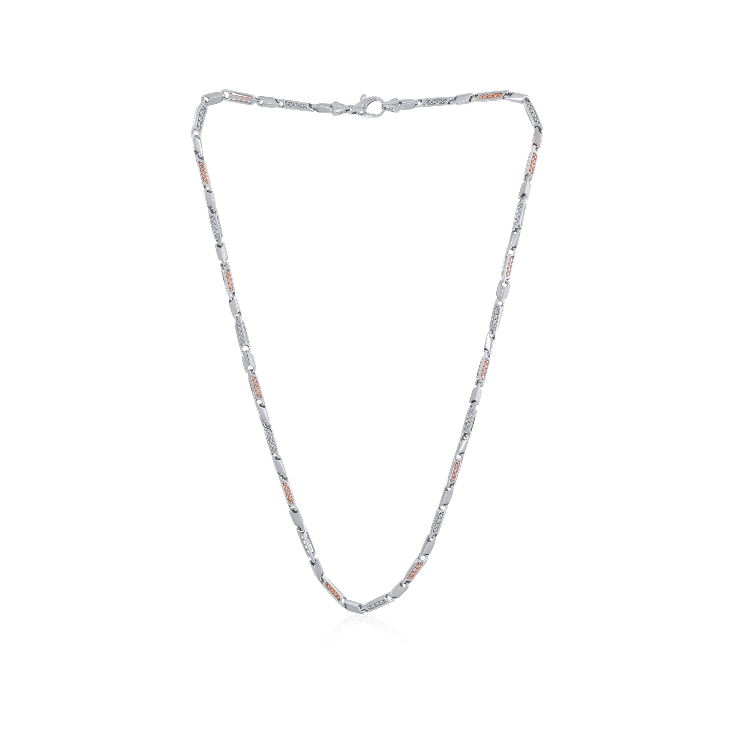 Assertive Style Men Platinum Chain - Senco Gold and Diamonds
