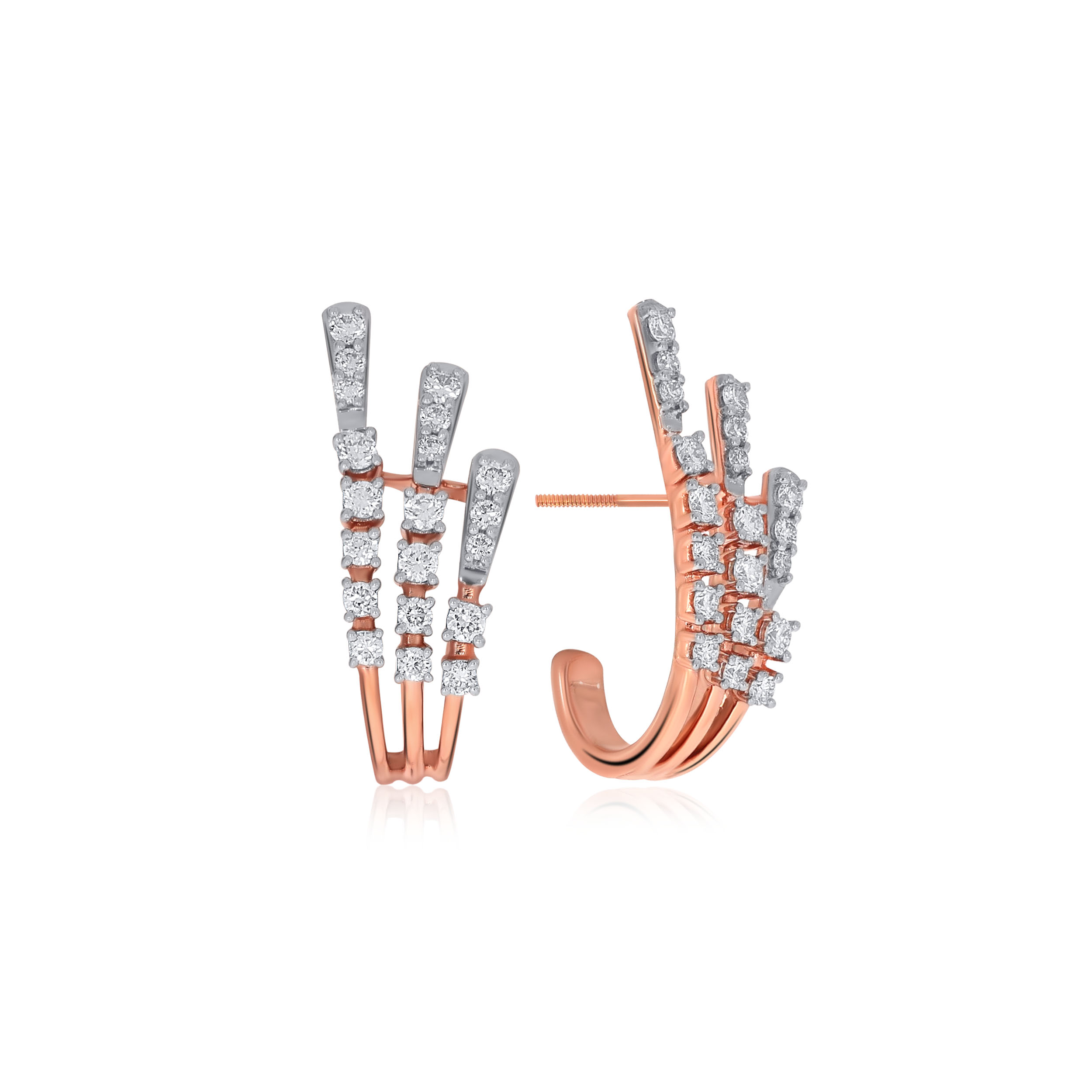 Trio Glint Diamond Studs - Senco Gold and Diamonds