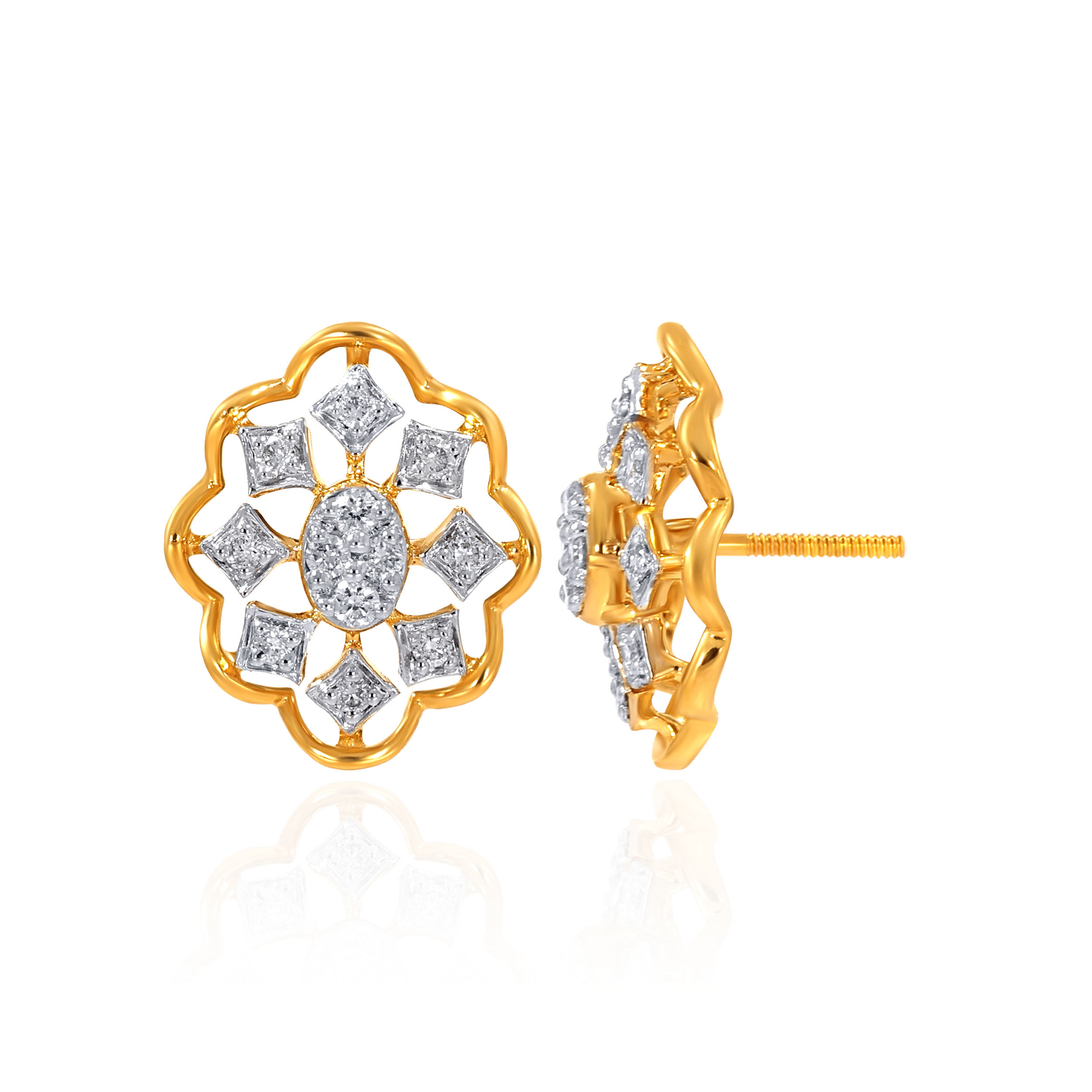 Lumi Diamond Studs - Senco Gold and Diamonds