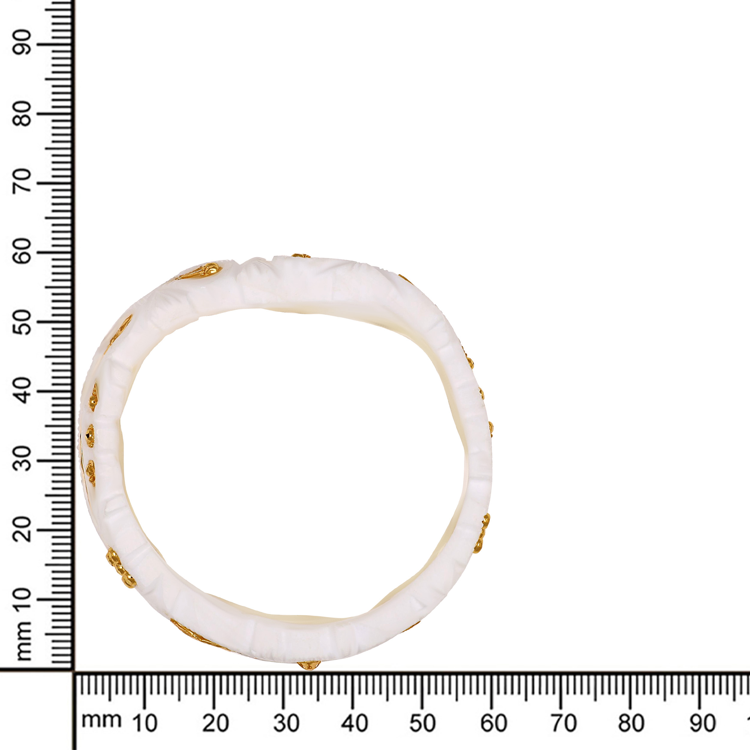 Auspicious Elegance Gold Sankha Bangle - Senco Gold and Diamonds