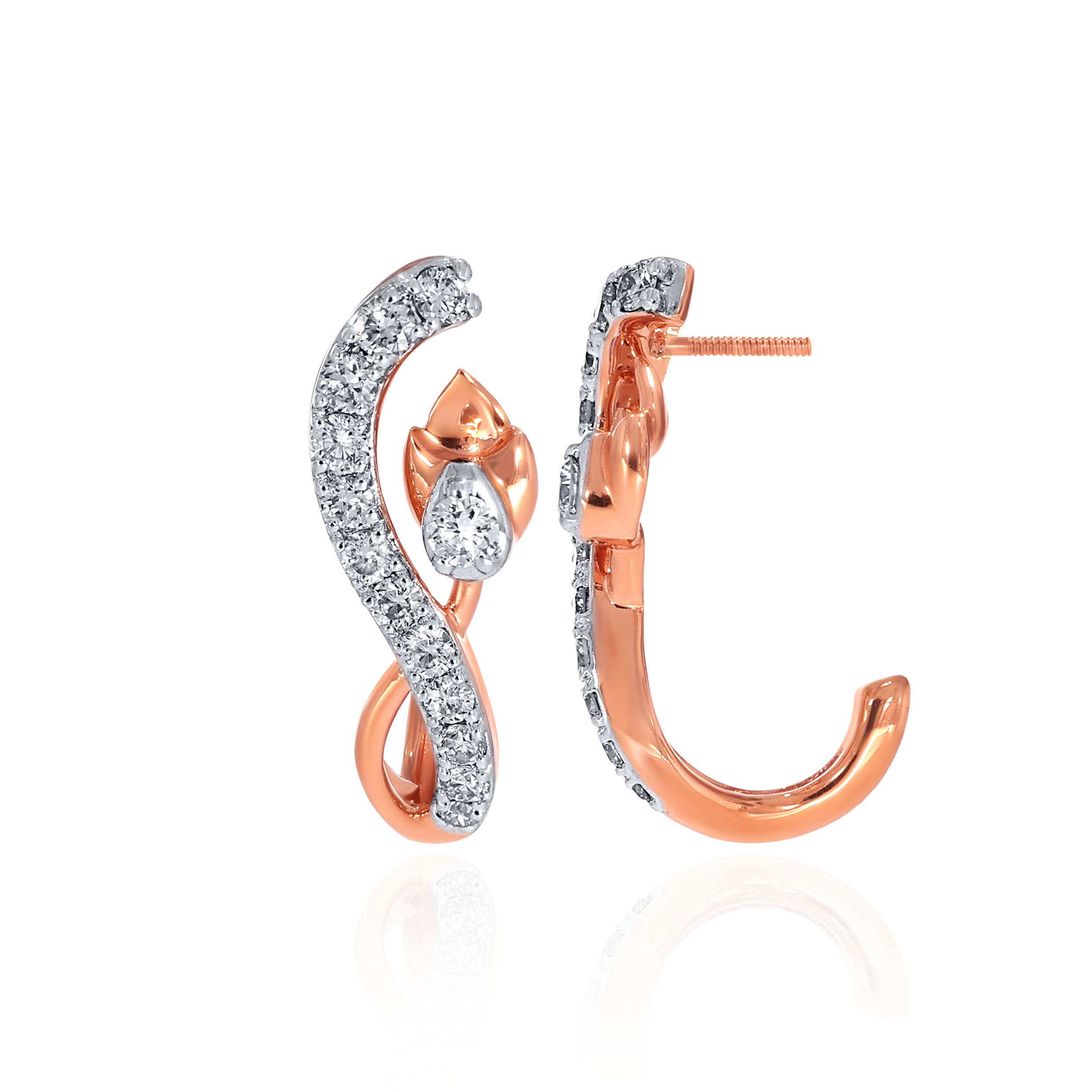 Eternal Grace Floral Earrings - Senco Gold and Diamonds