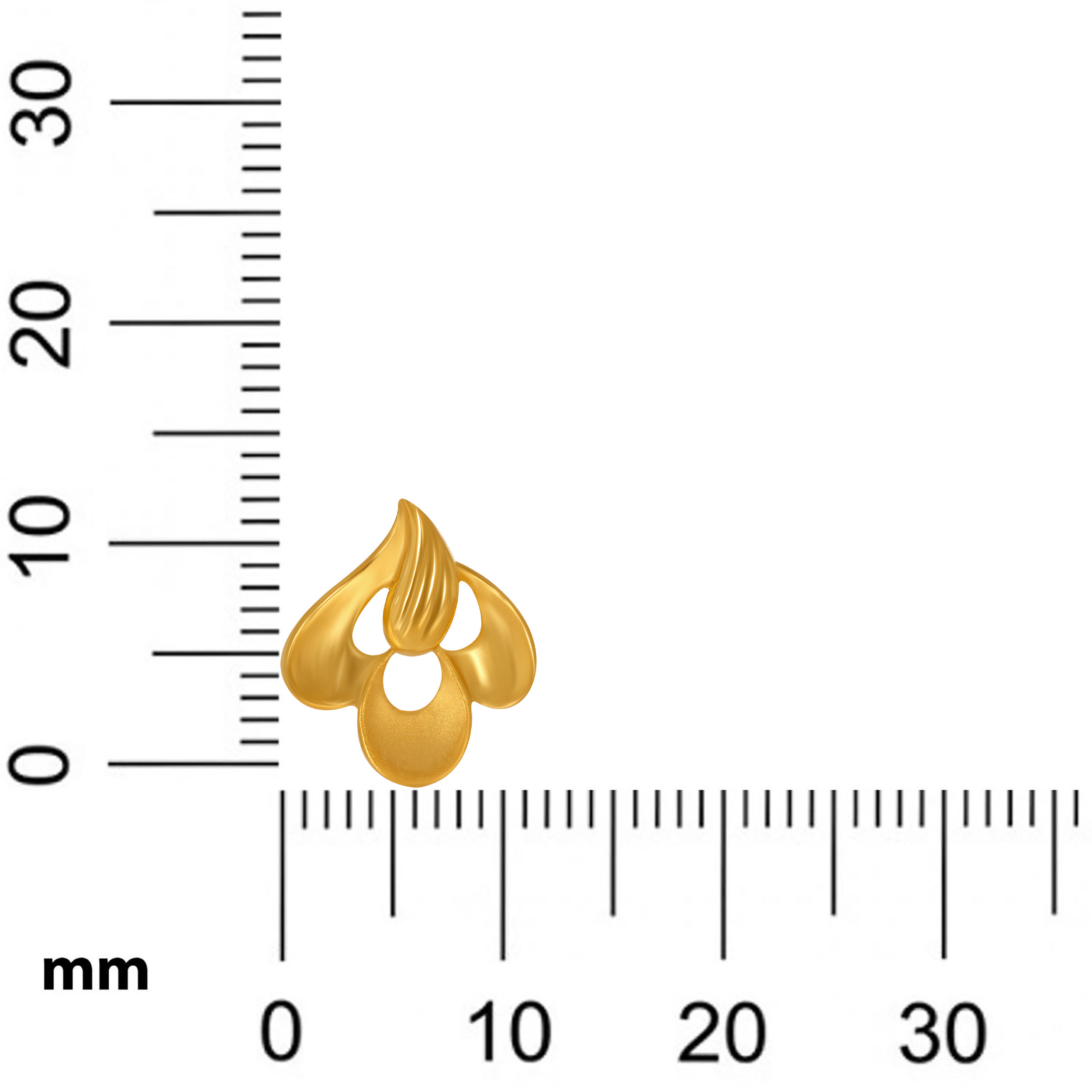 Petal Muse Gold Studs - Senco Gold and Diamonds