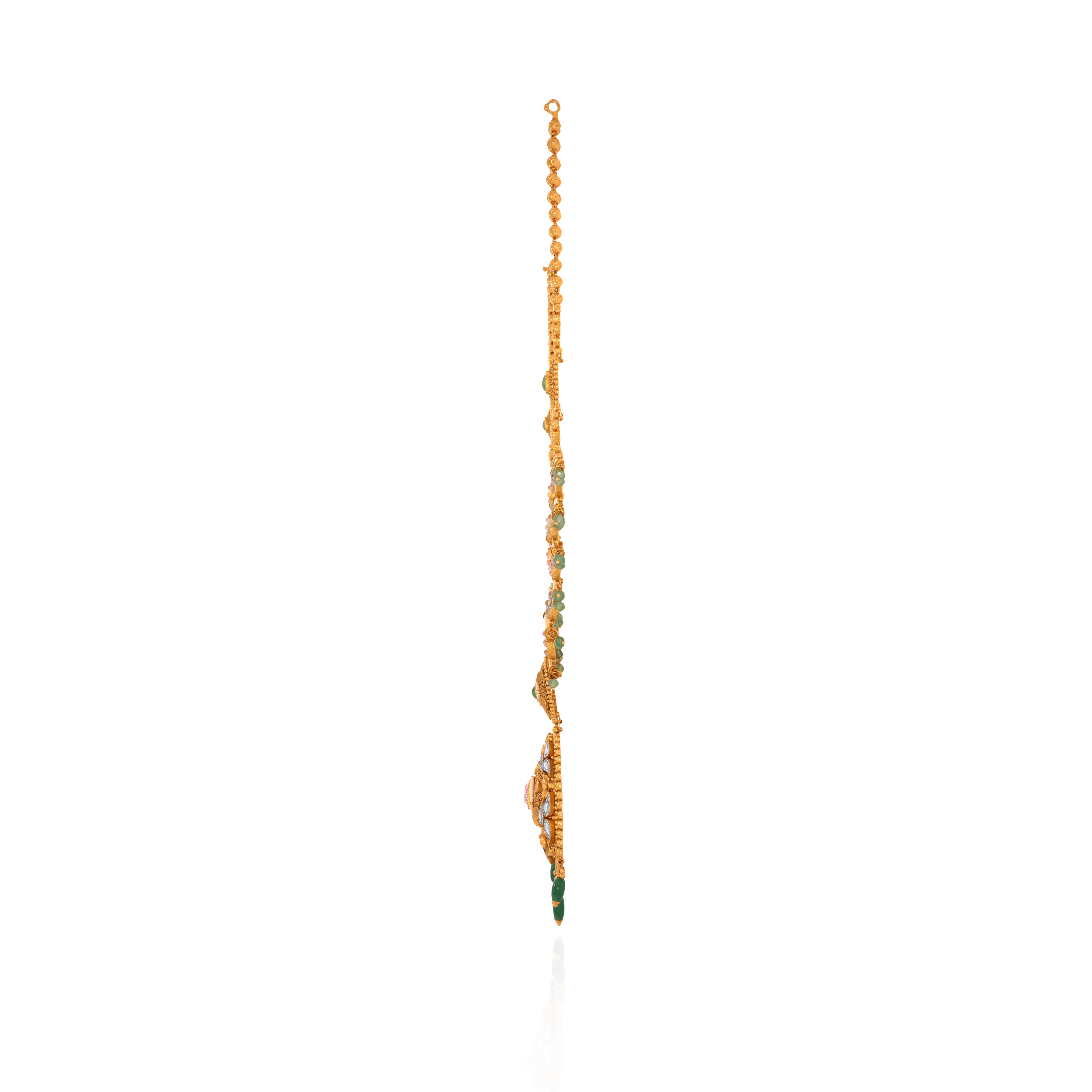 Royal Radiance Kundan Gold Necklace - Senco Gold and Diamonds