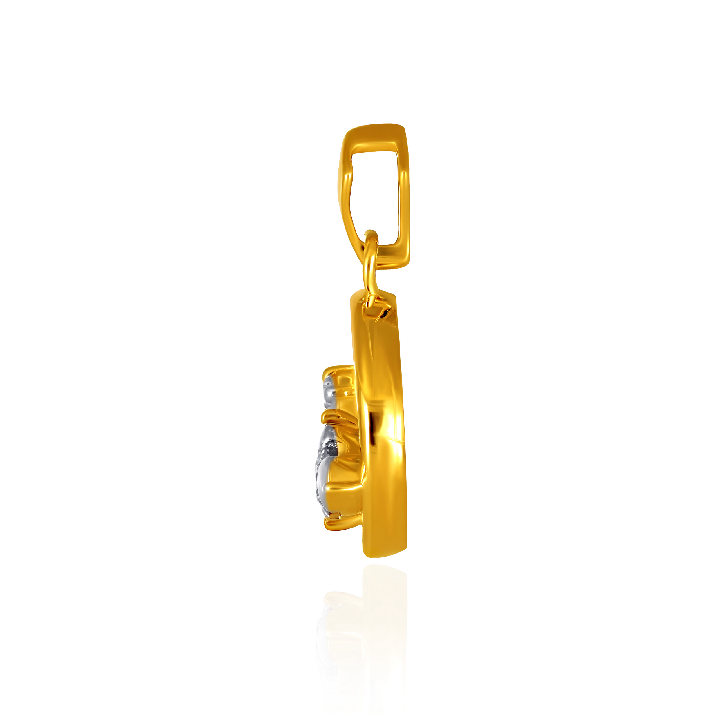 Elegance in Orbit Diamond Pendant - Senco Gold and Diamonds