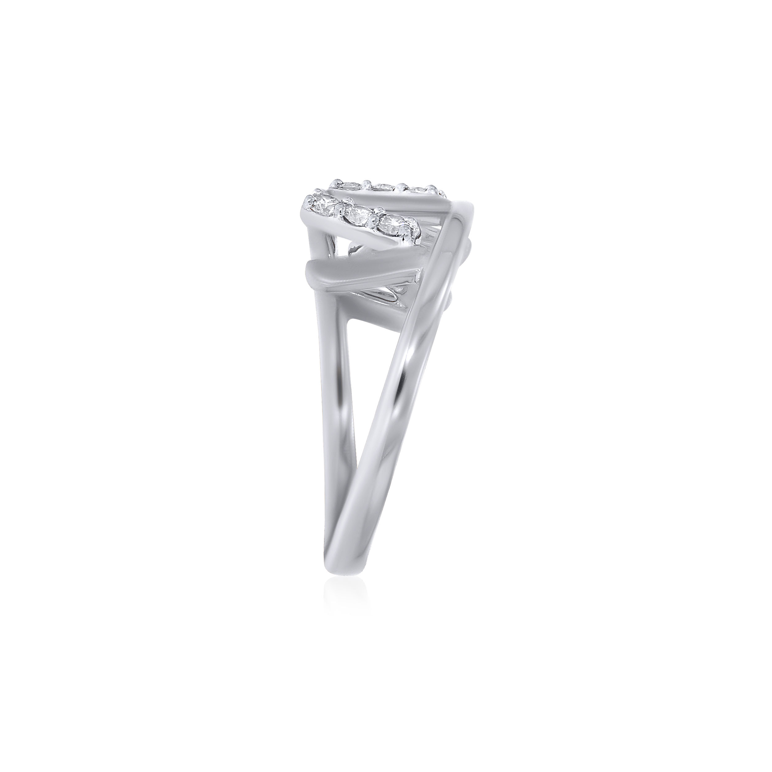 Balancing Bricks Platinum Ring - Senco Gold and Diamonds
