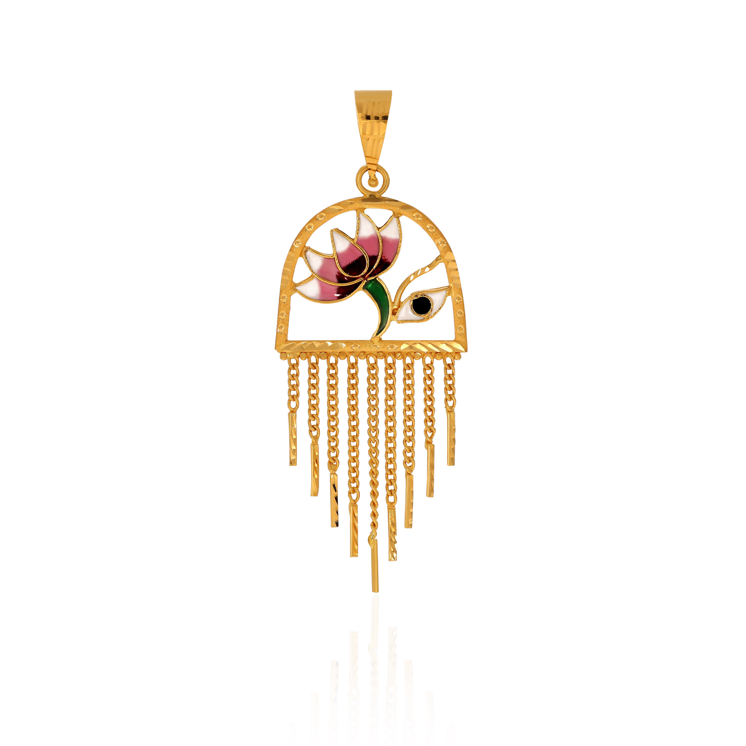 22K Yellow Gold Pendant-GPN-D000782704 - Senco Gold and Diamonds