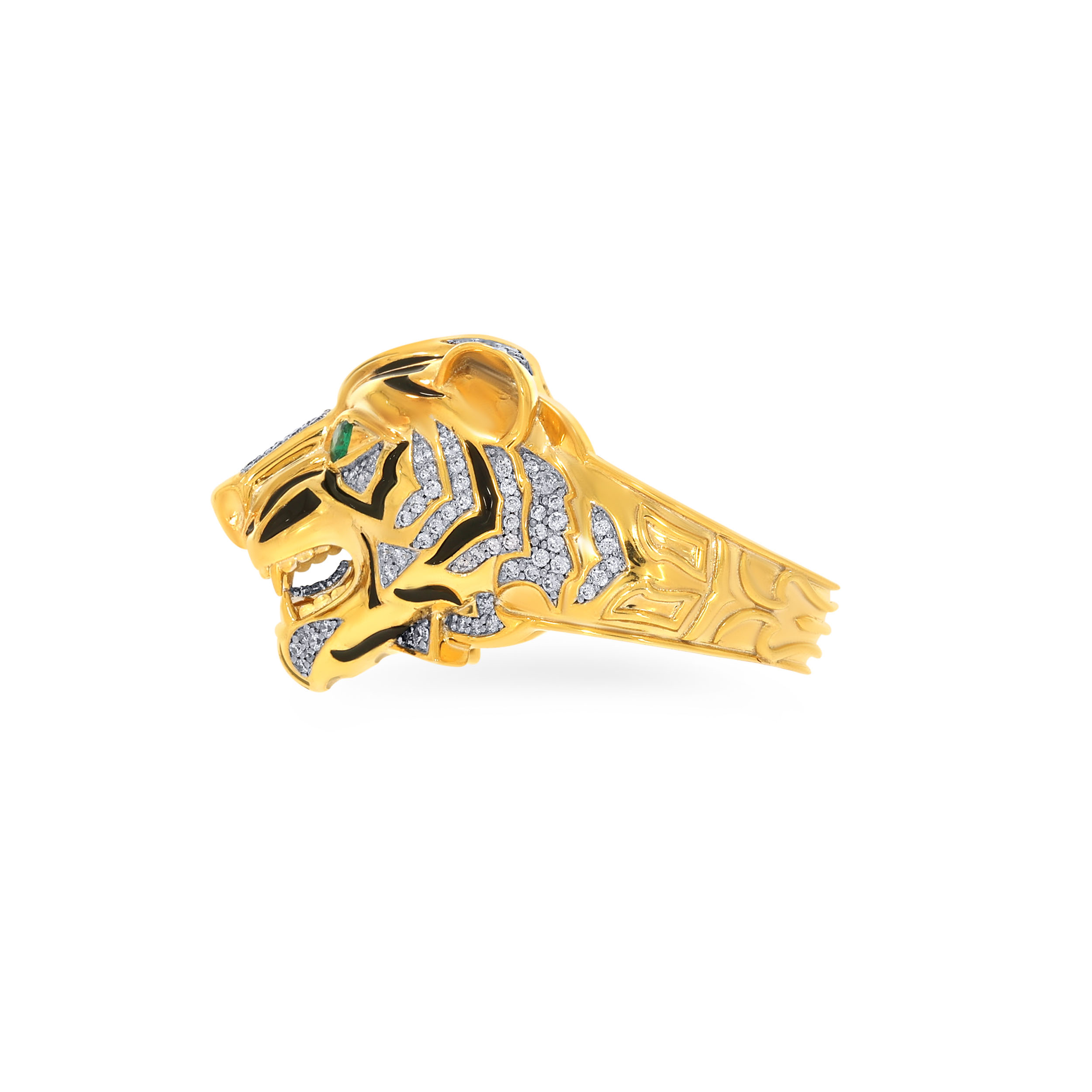 Roaring Triumph Men Diamond Ring - Senco Gold and Diamonds