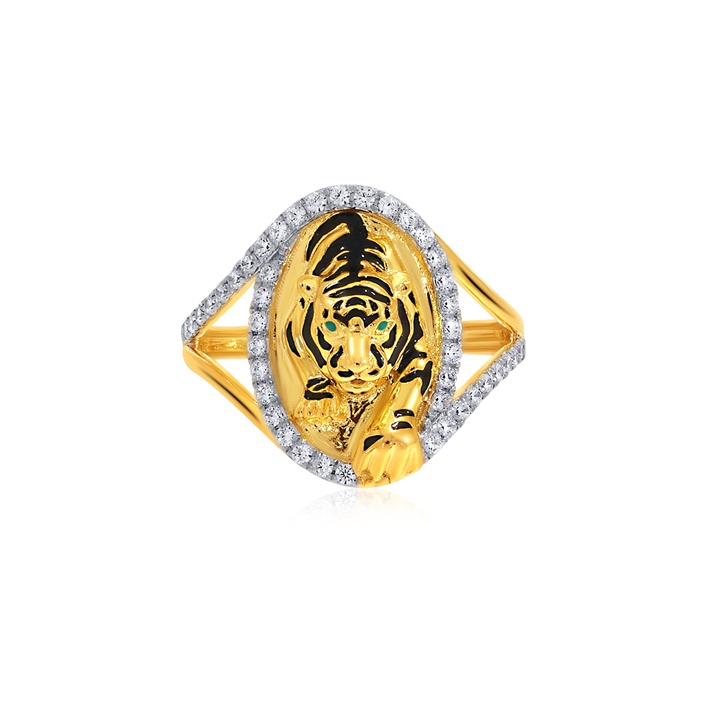 Tigress Glam Diamond Ring - Senco Gold and Diamonds