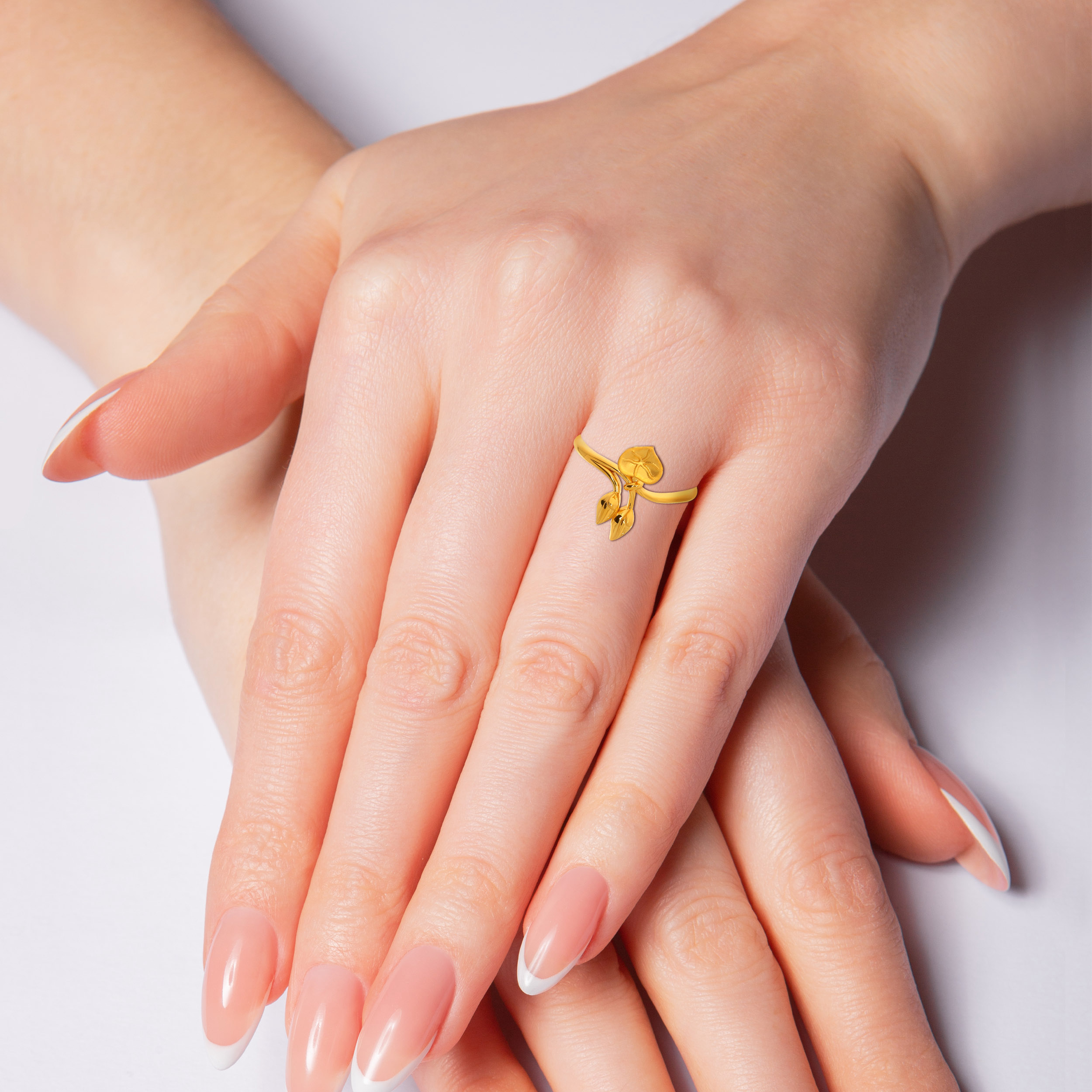 22K Yellow Gold Ring-GLR-SAD0005727 - Senco Gold and Diamonds