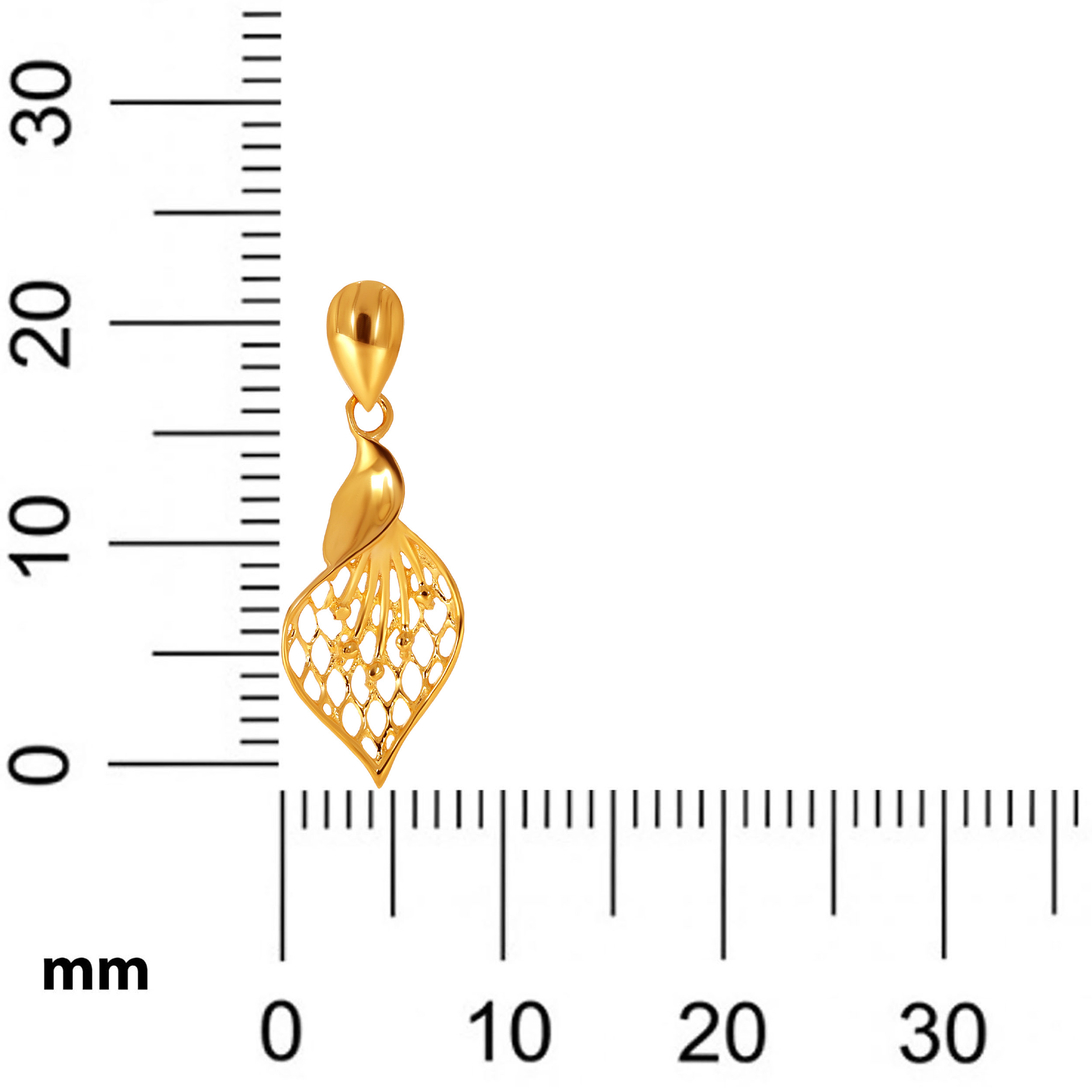 18K Yellow Gold Drop Earrings-GP-D000281559 - Senco Gold and Diamonds