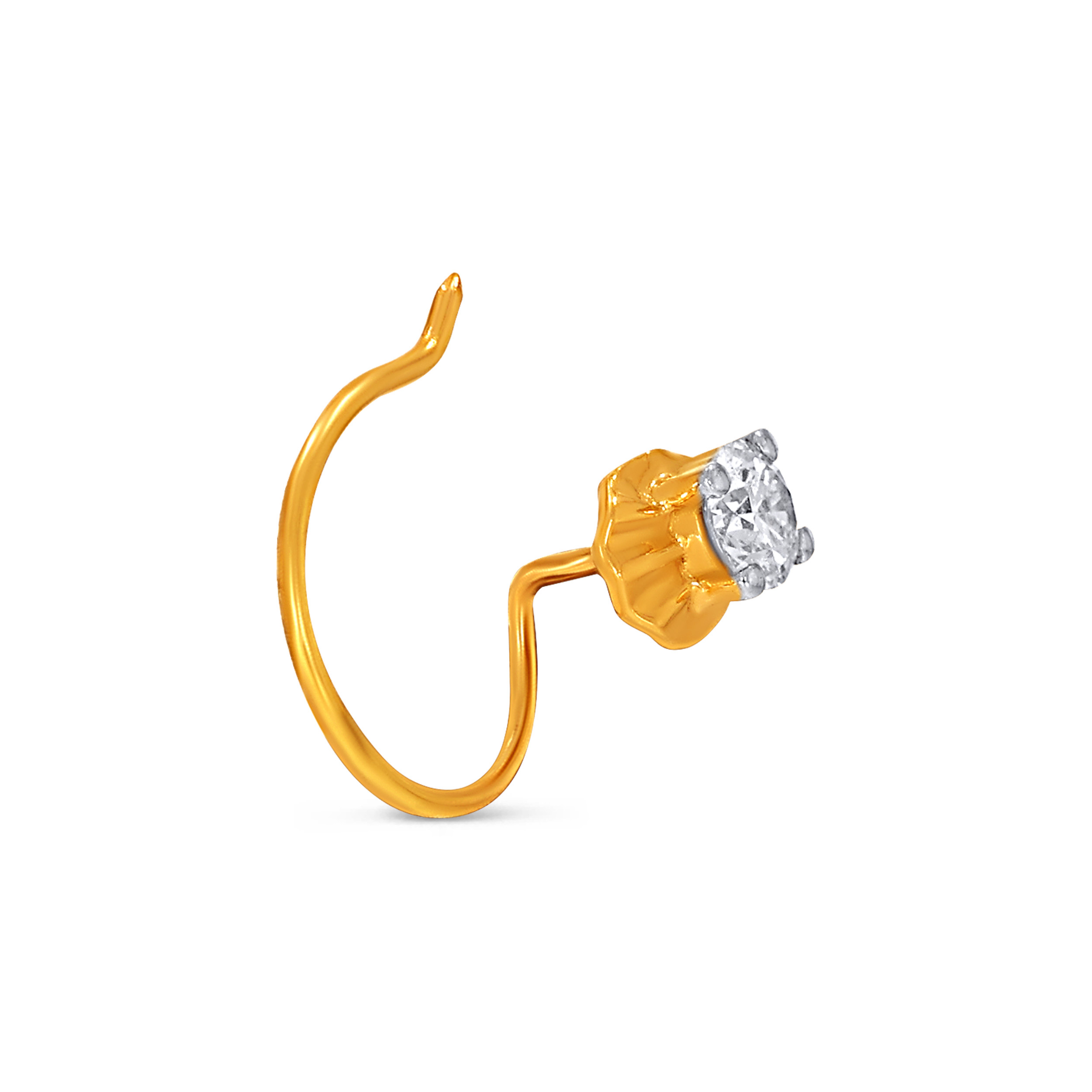 Éclat Solitaire Diamond Nosepin - Senco Gold and Diamonds