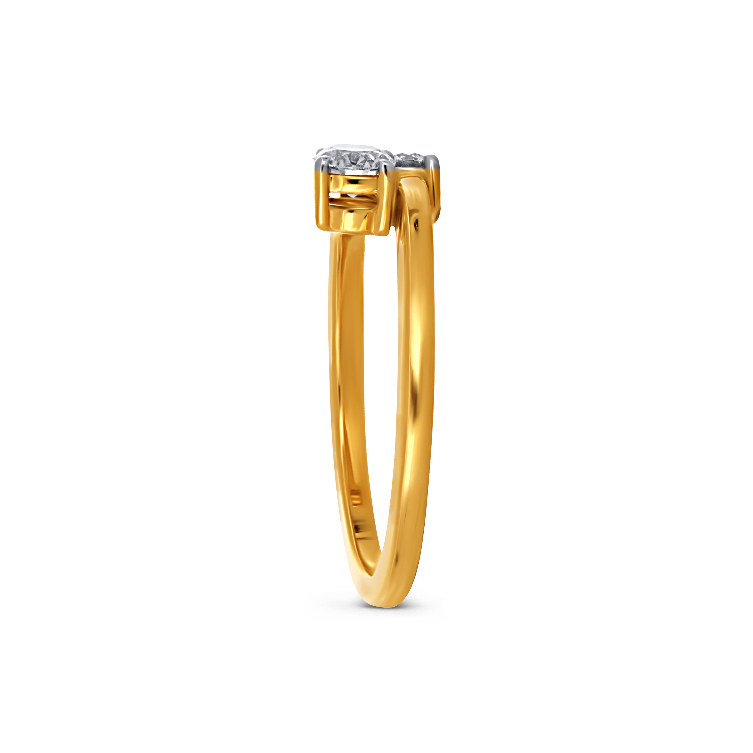 Parallele Solitaire Diamond Ring alternate view 2