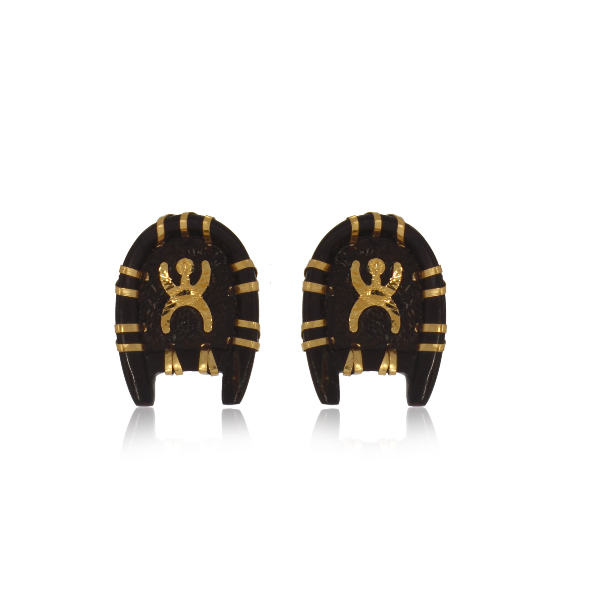 Blessed Spirit Gold Studs - Senco Gold and Diamonds