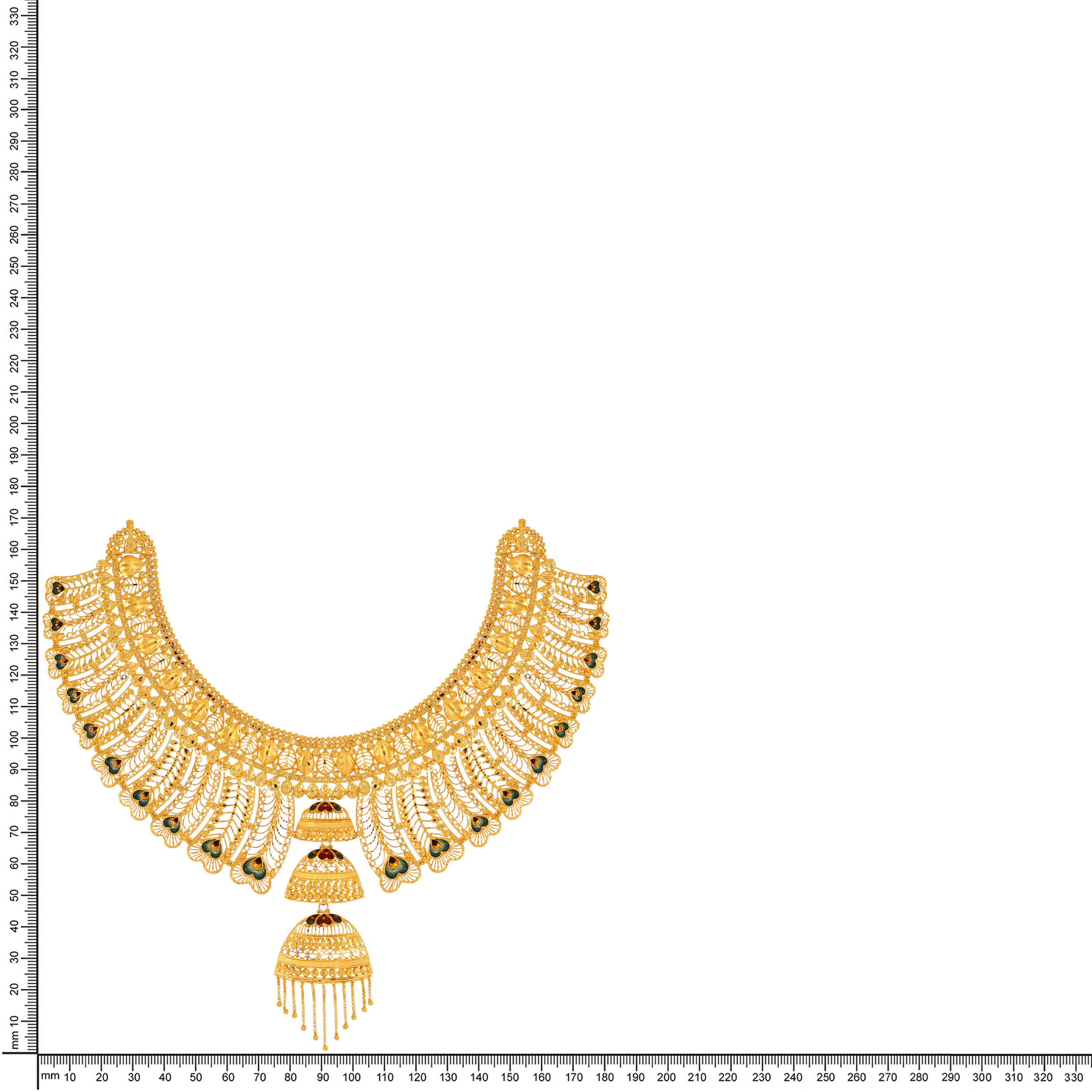 Adorable Plumes Gold Necklace - Senco Gold and Diamonds