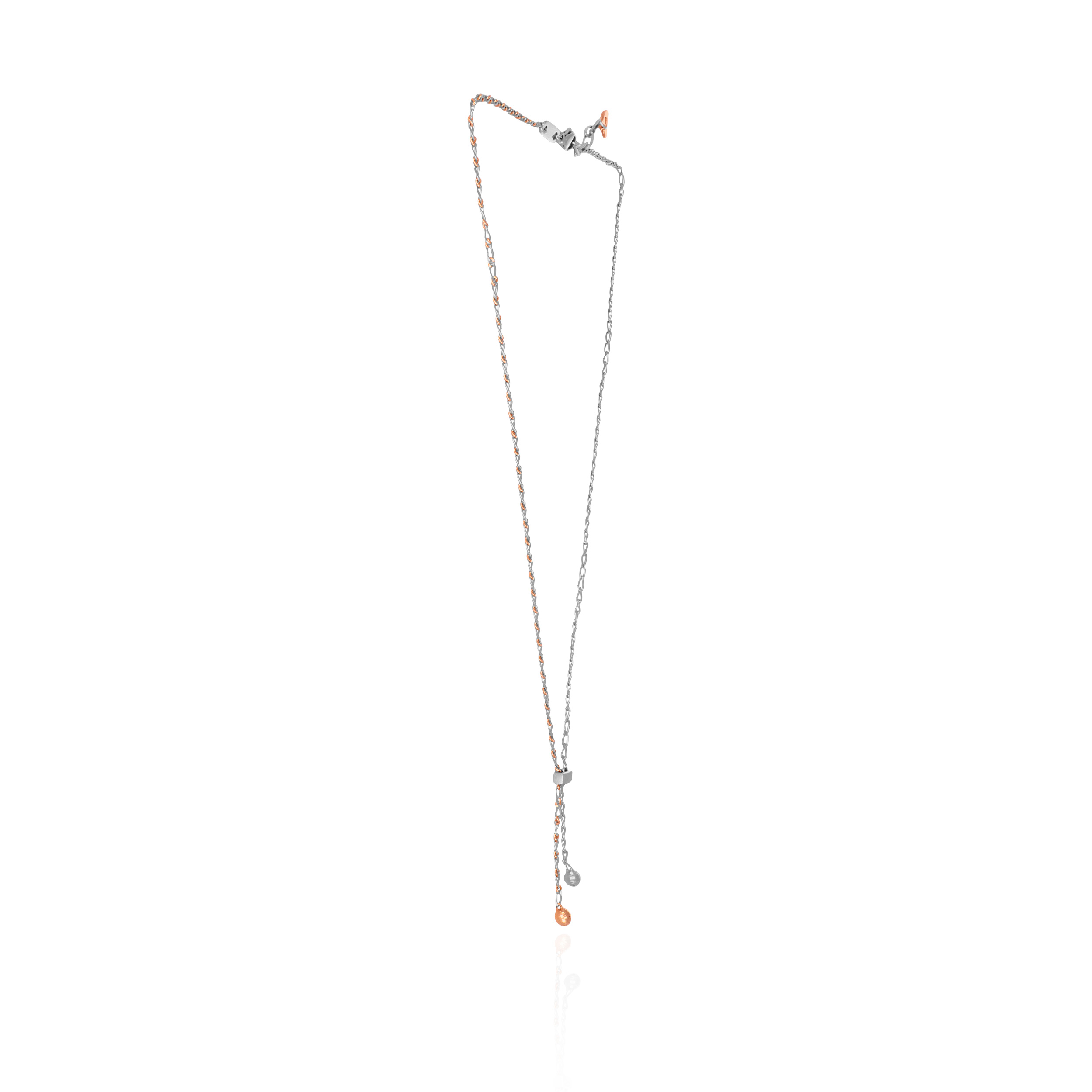 Twinfall Platinum Tie Chain - Senco Gold and Diamonds