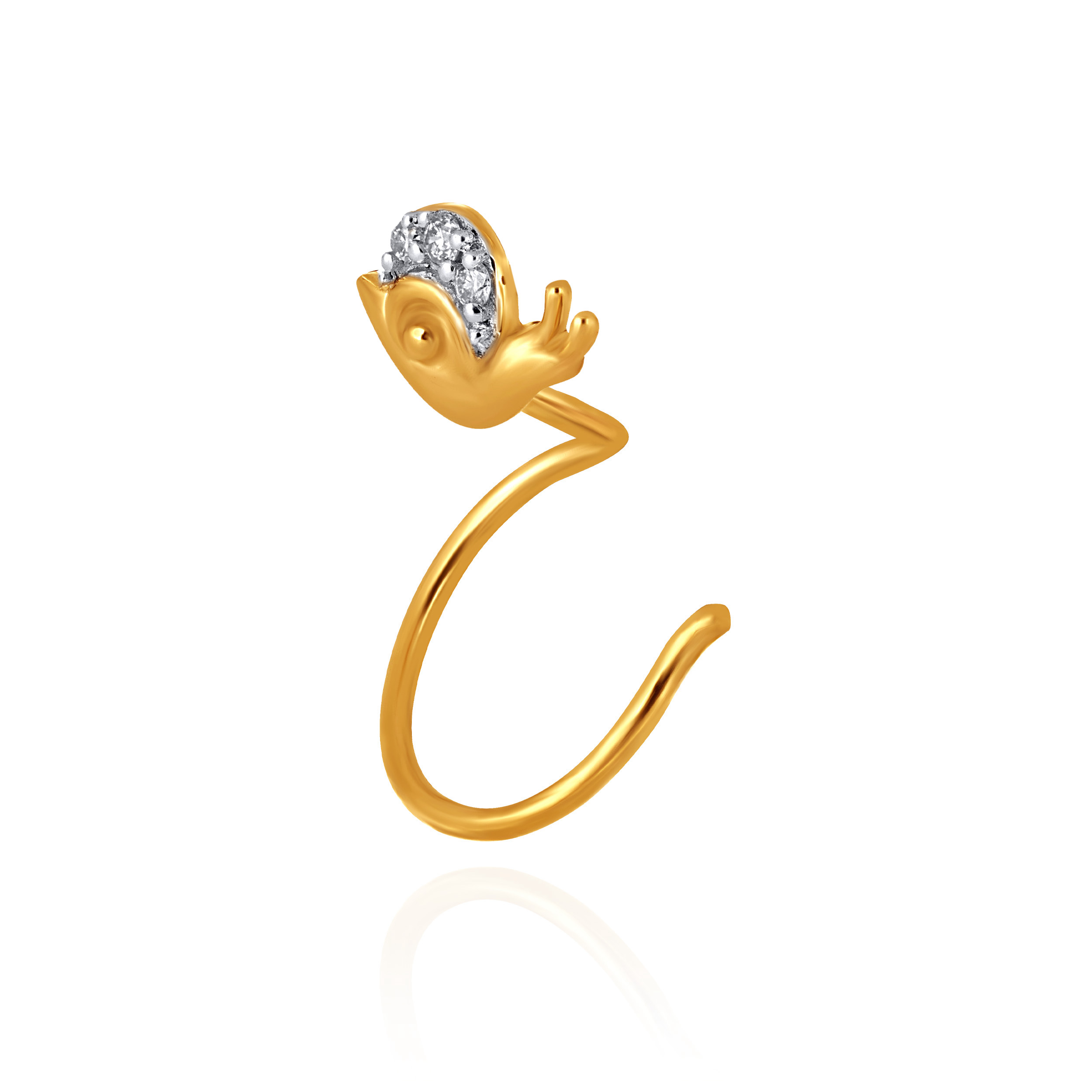 Sparkle Snail Kids' Diamond Earrings - Senco Gold and Diamonds
