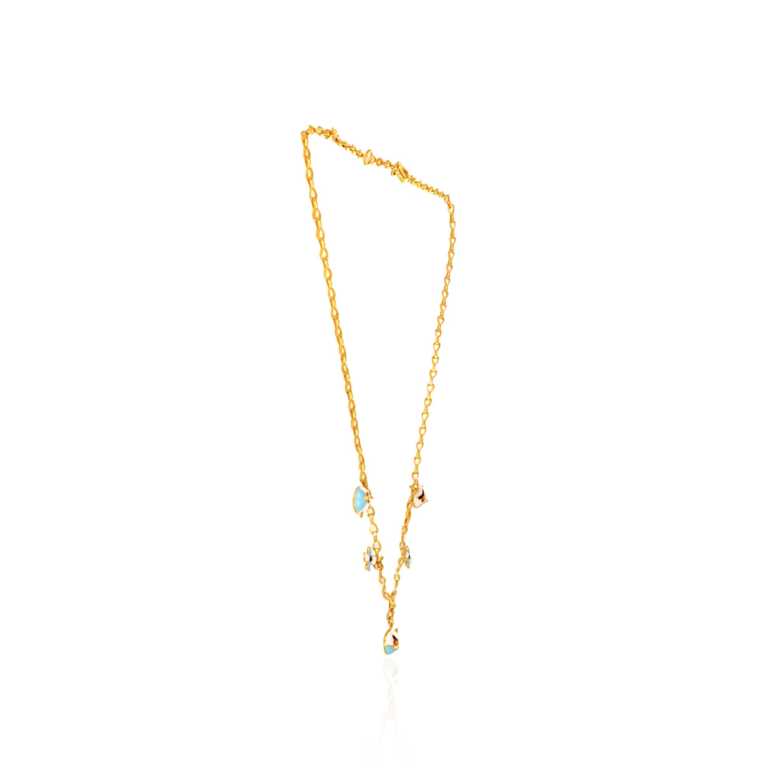 Sweet Little Birds Kid's Gold Chain Pendant - Senco Gold and Diamonds