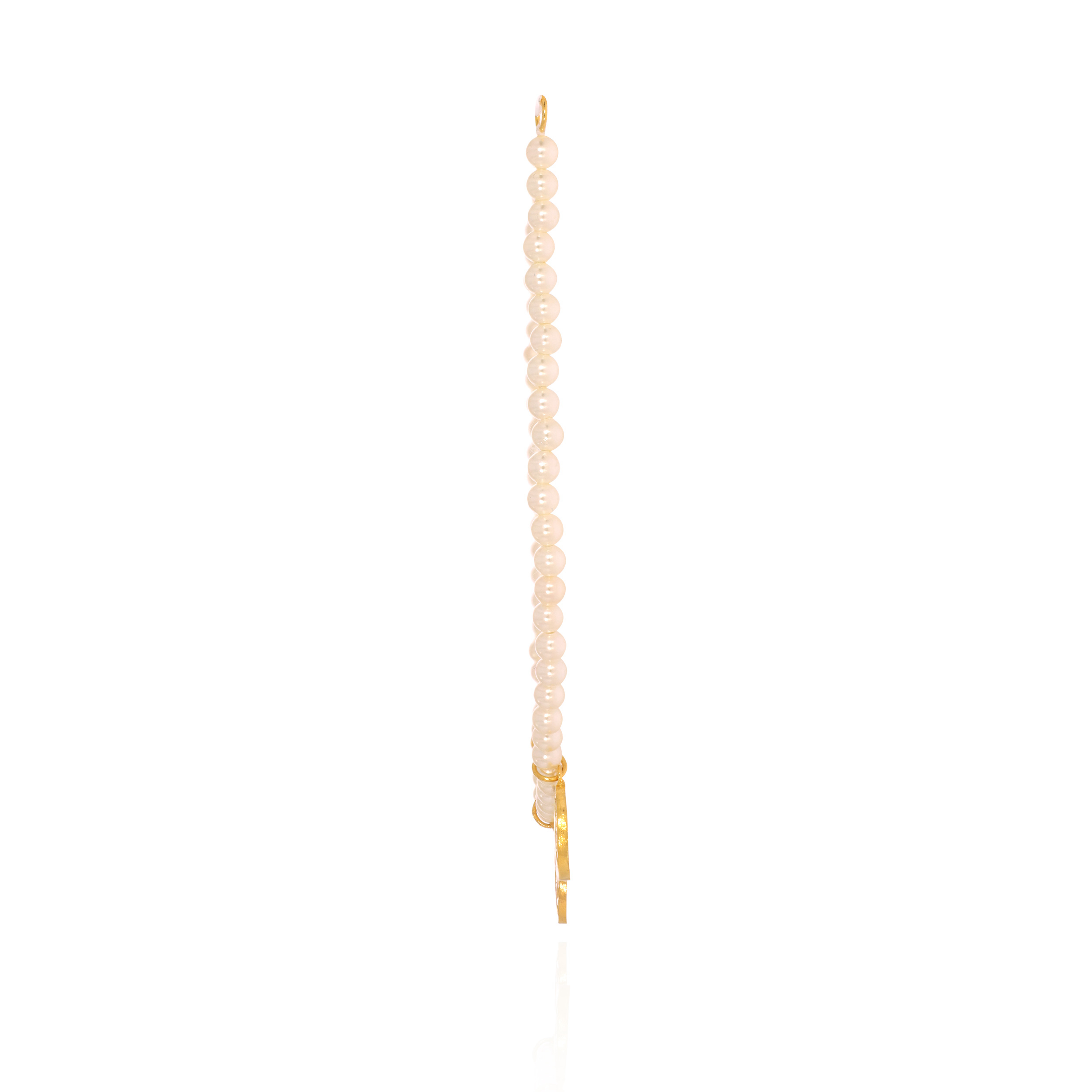 Sacred Pearl String Gold Necklace - Senco Gold and Diamonds