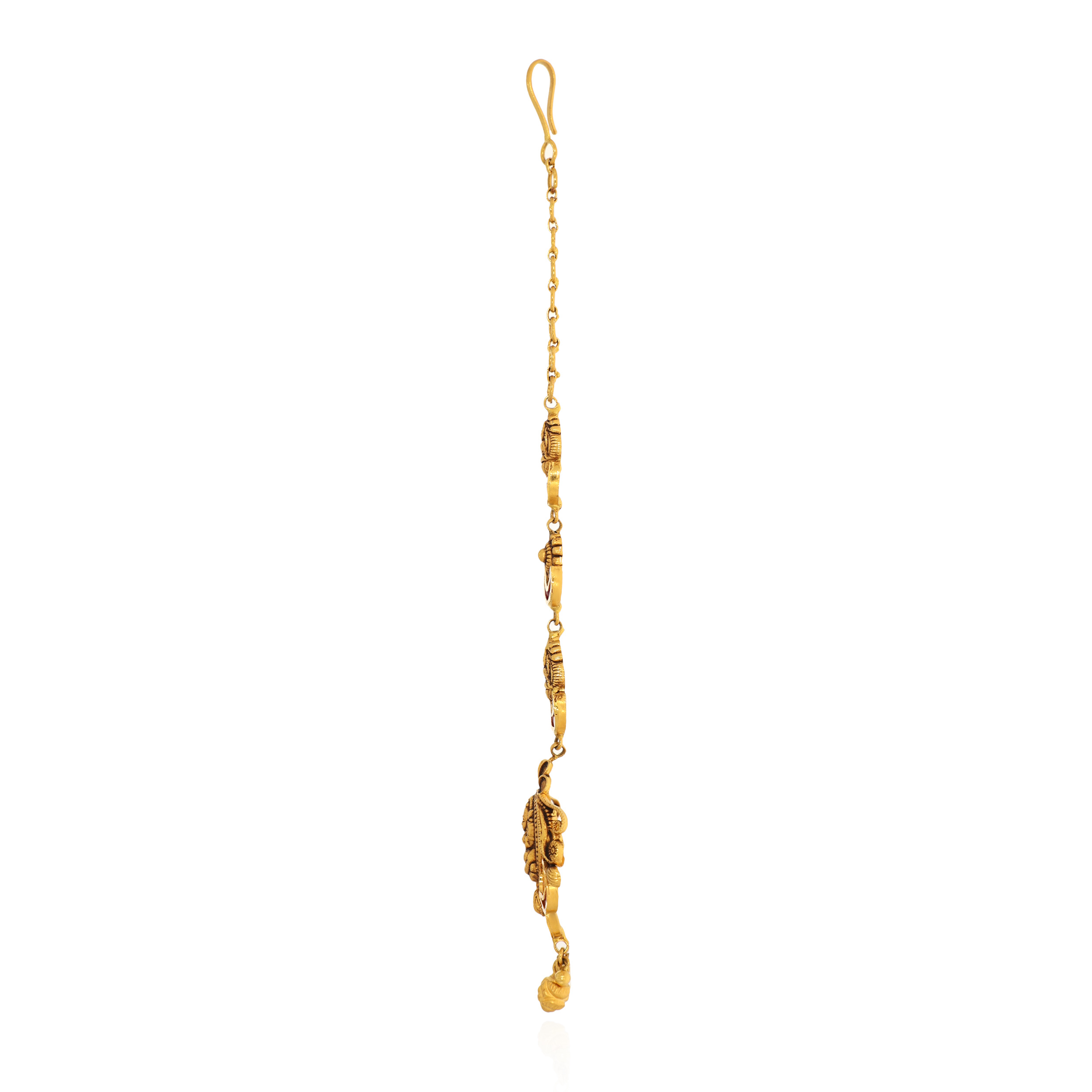 Divine Descent Gold Maang Tika - Senco Gold and Diamonds