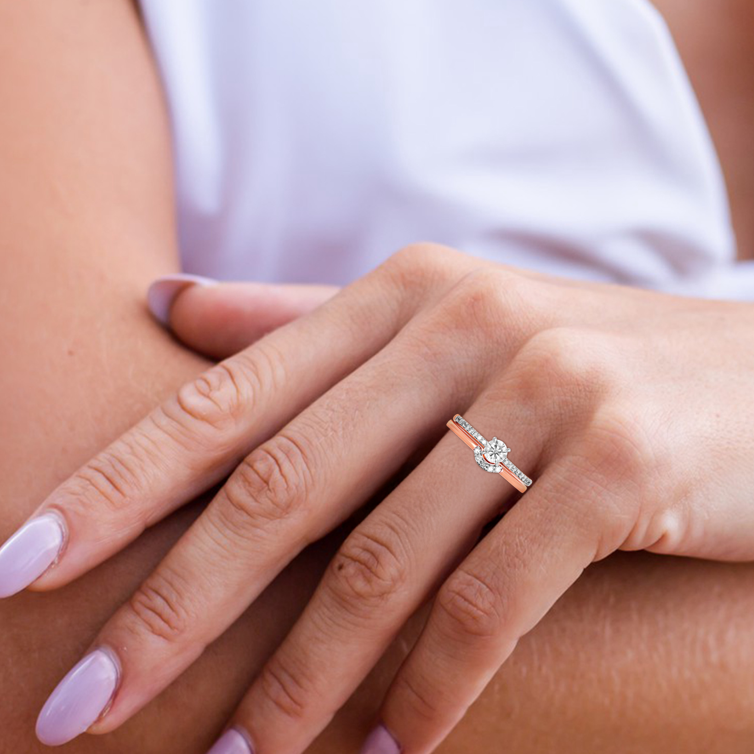 Promise & Embrace Diamond Ring Set - Senco Gold and Diamonds
