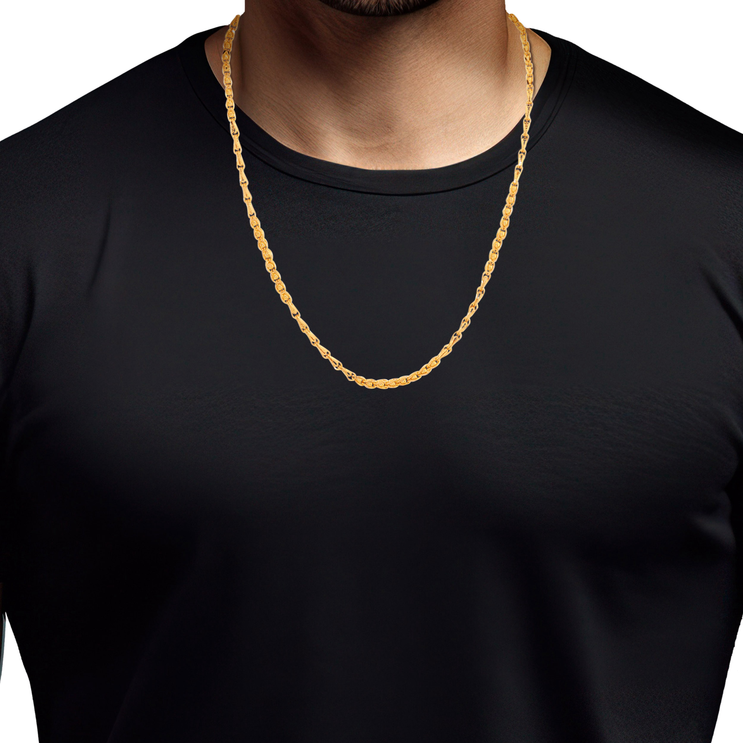 Graceful Gleam Unisex Gold Chain - Senco Gold and Diamonds
