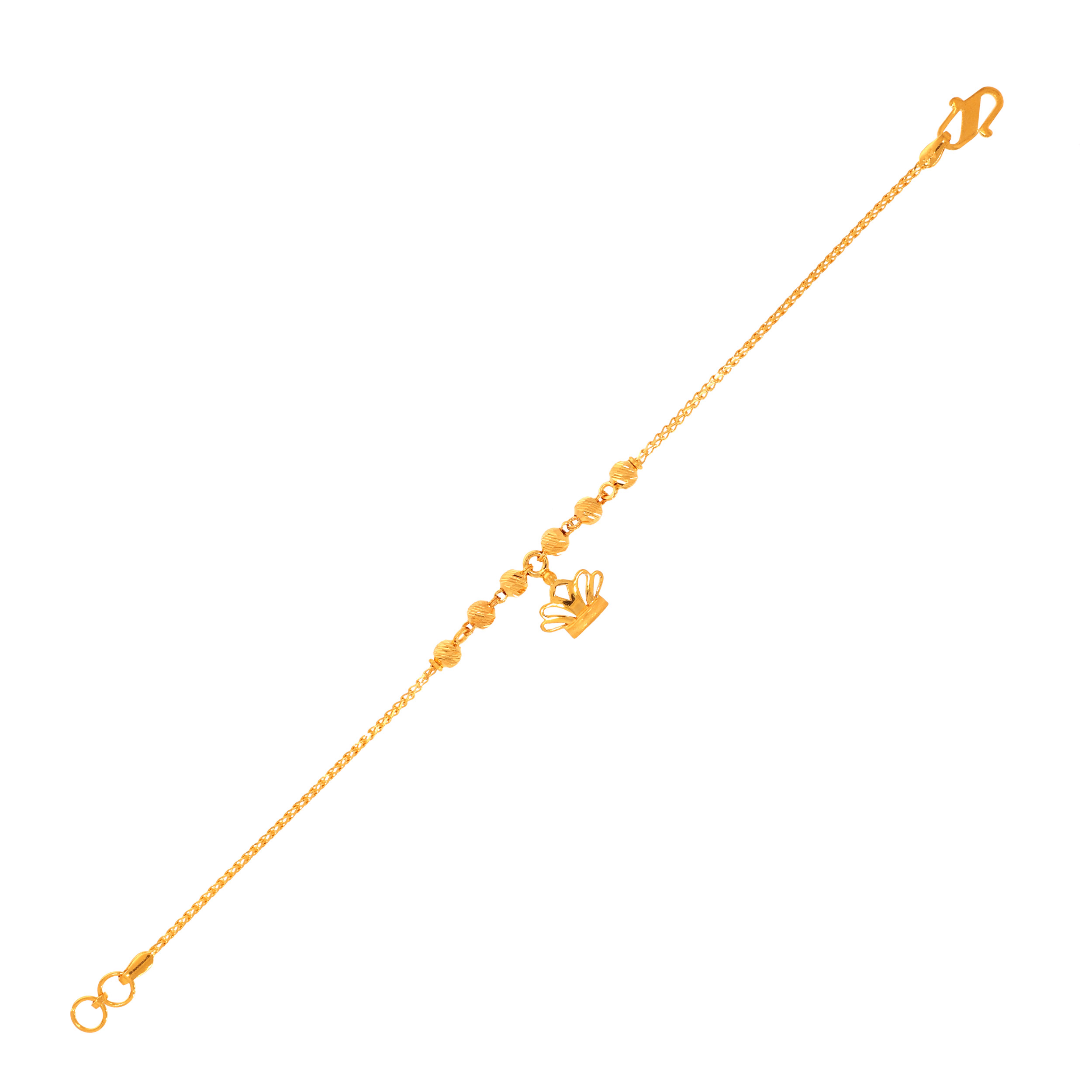 Crown Grace Gold Bracelet - Senco Gold and Diamonds