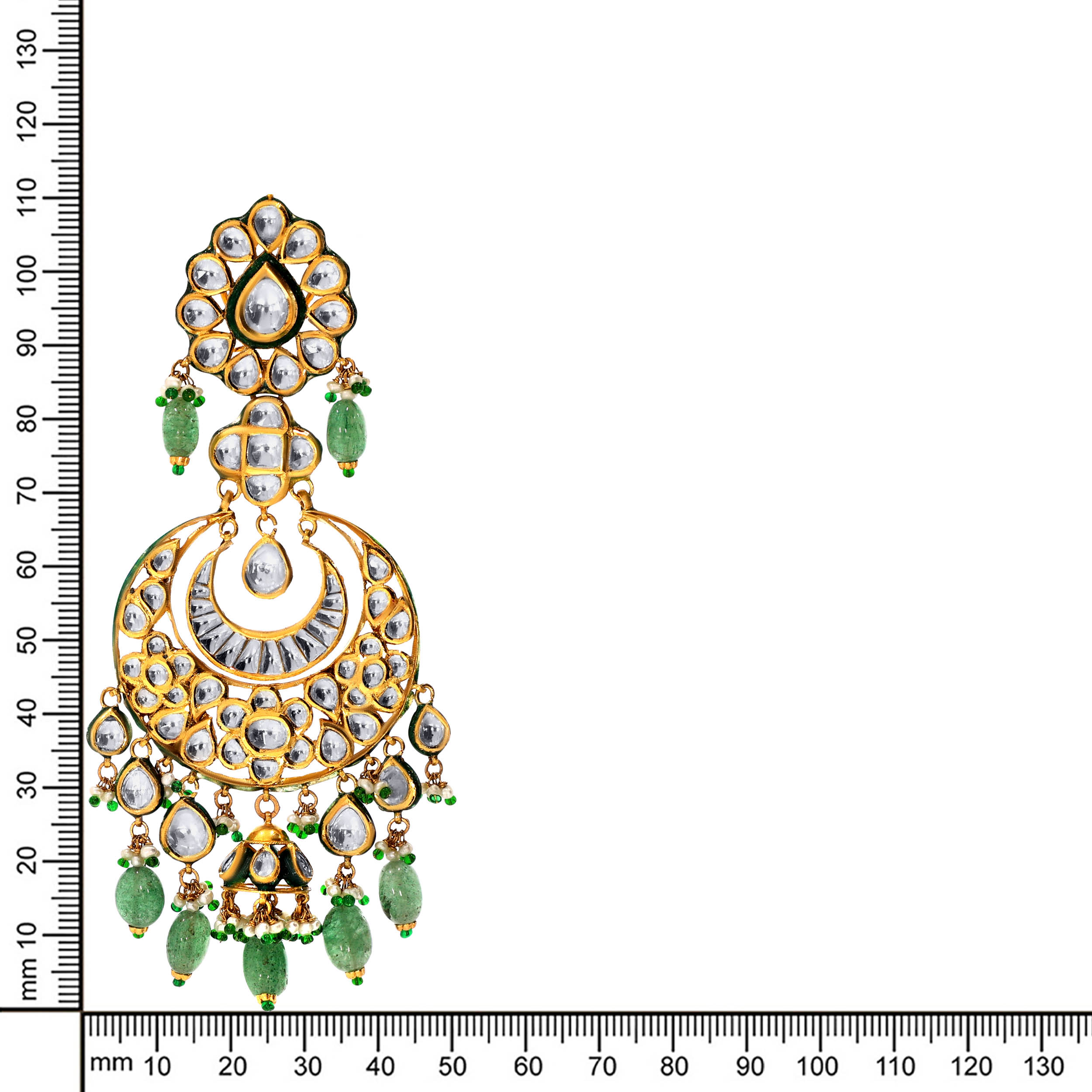 22K Yellow Gold Drop Earrings-GPGN-D000566053 - Senco Gold and Diamonds