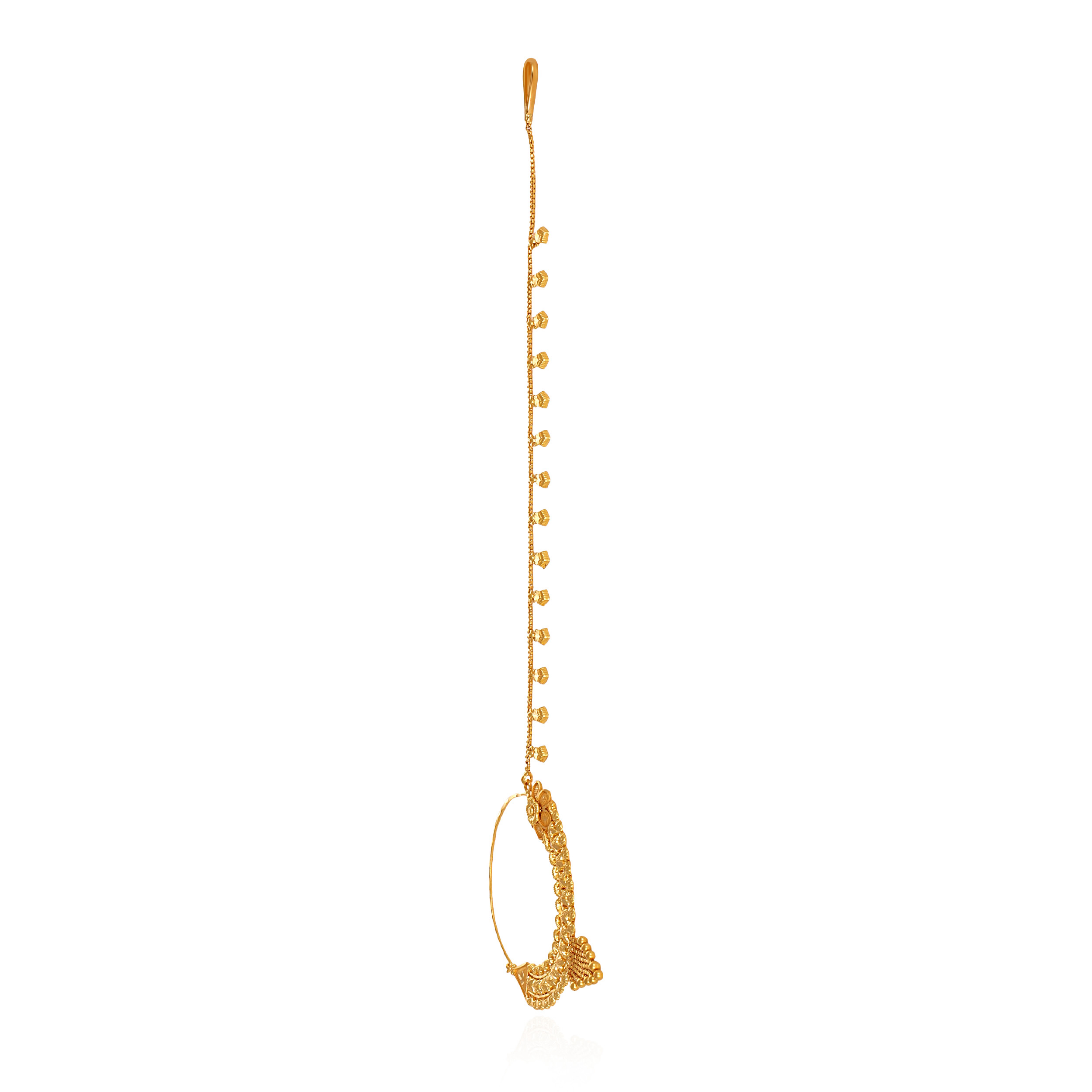 22K Yellow Gold Nath-GNT-D000734398 - Senco Gold and Diamonds