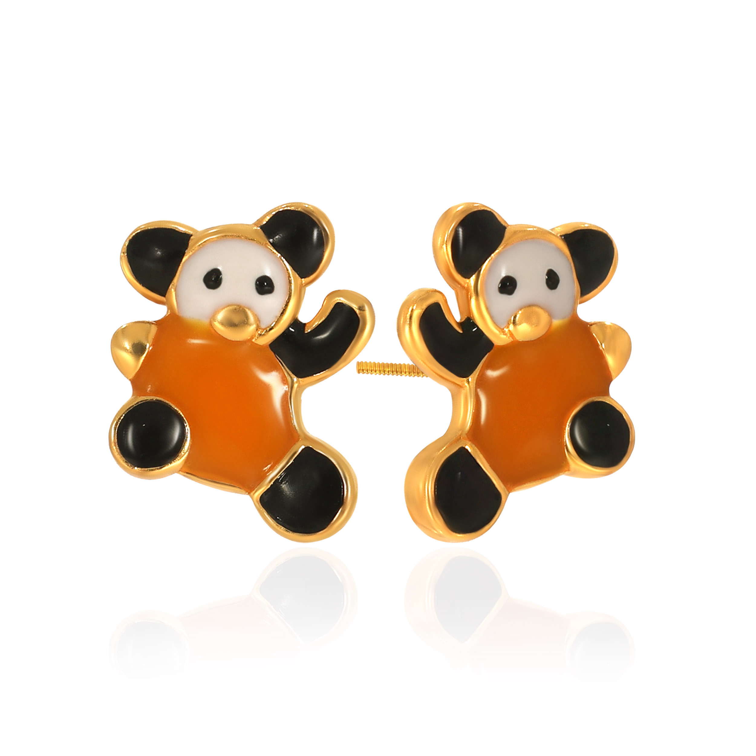 Beary Cute Kids' Gold Studs - Senco Gold and Diamonds