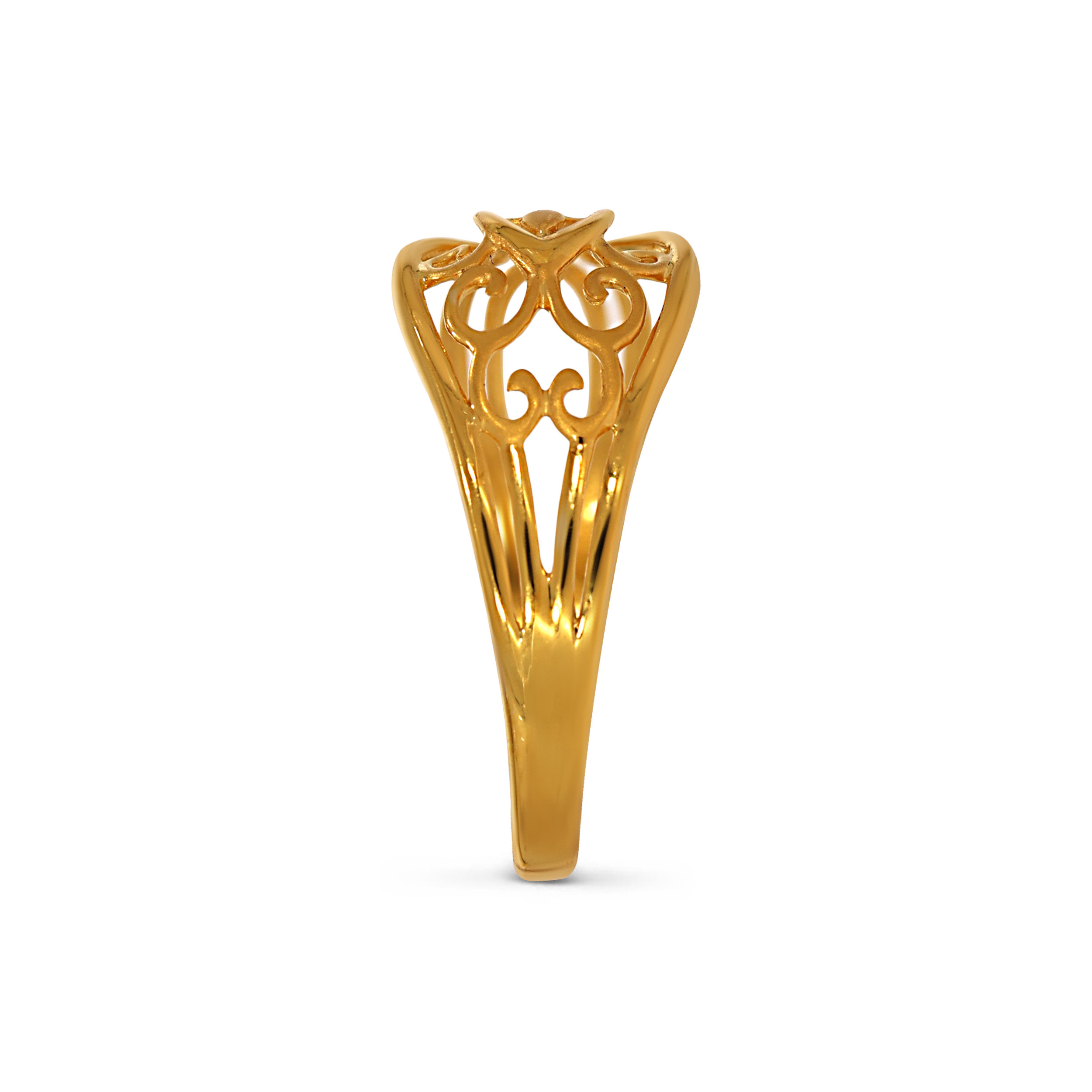 Mirage Filigree Gold Ring - Senco Gold and Diamonds