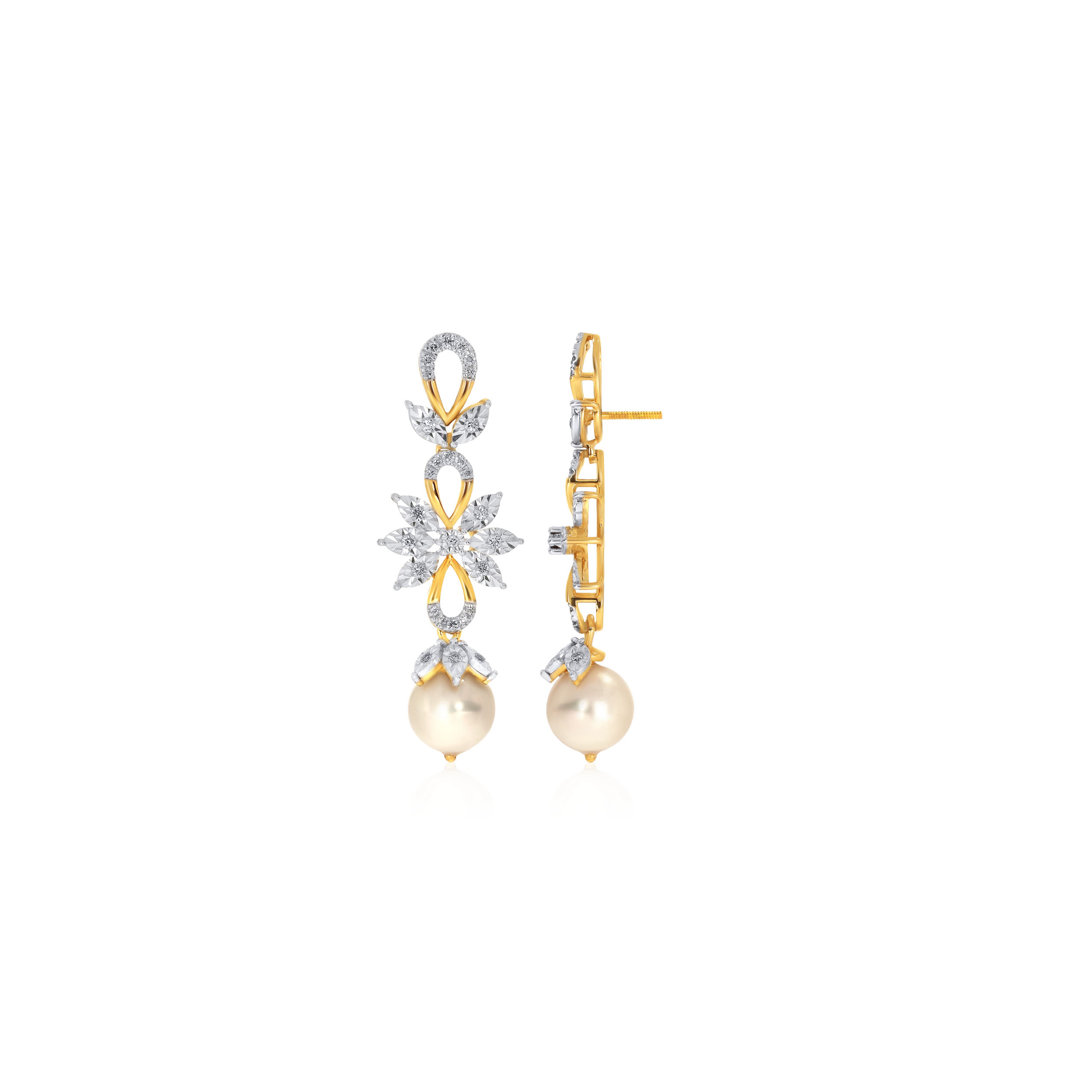 Loveable Bloom Diamond Earrings - Senco Gold and Diamonds
