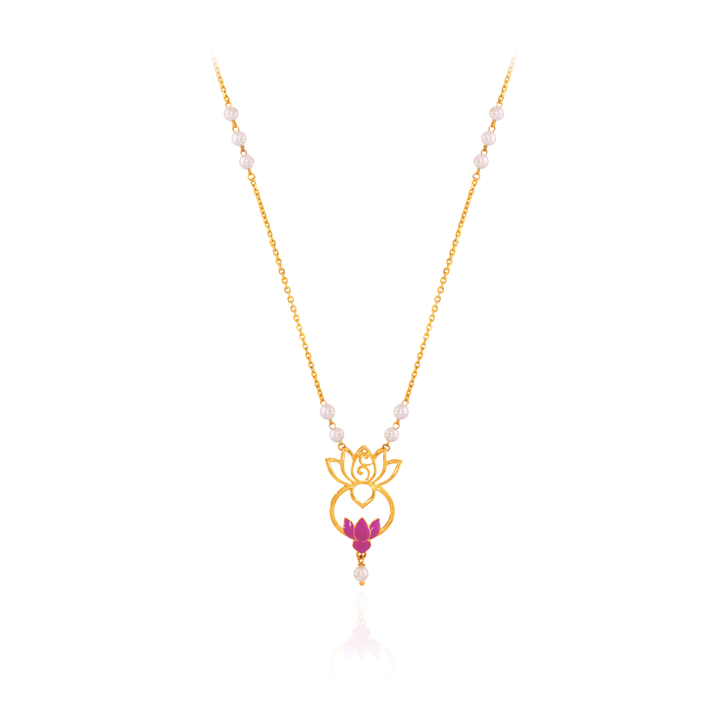 Serene Hue Gold Necklace - Senco Gold and Diamonds