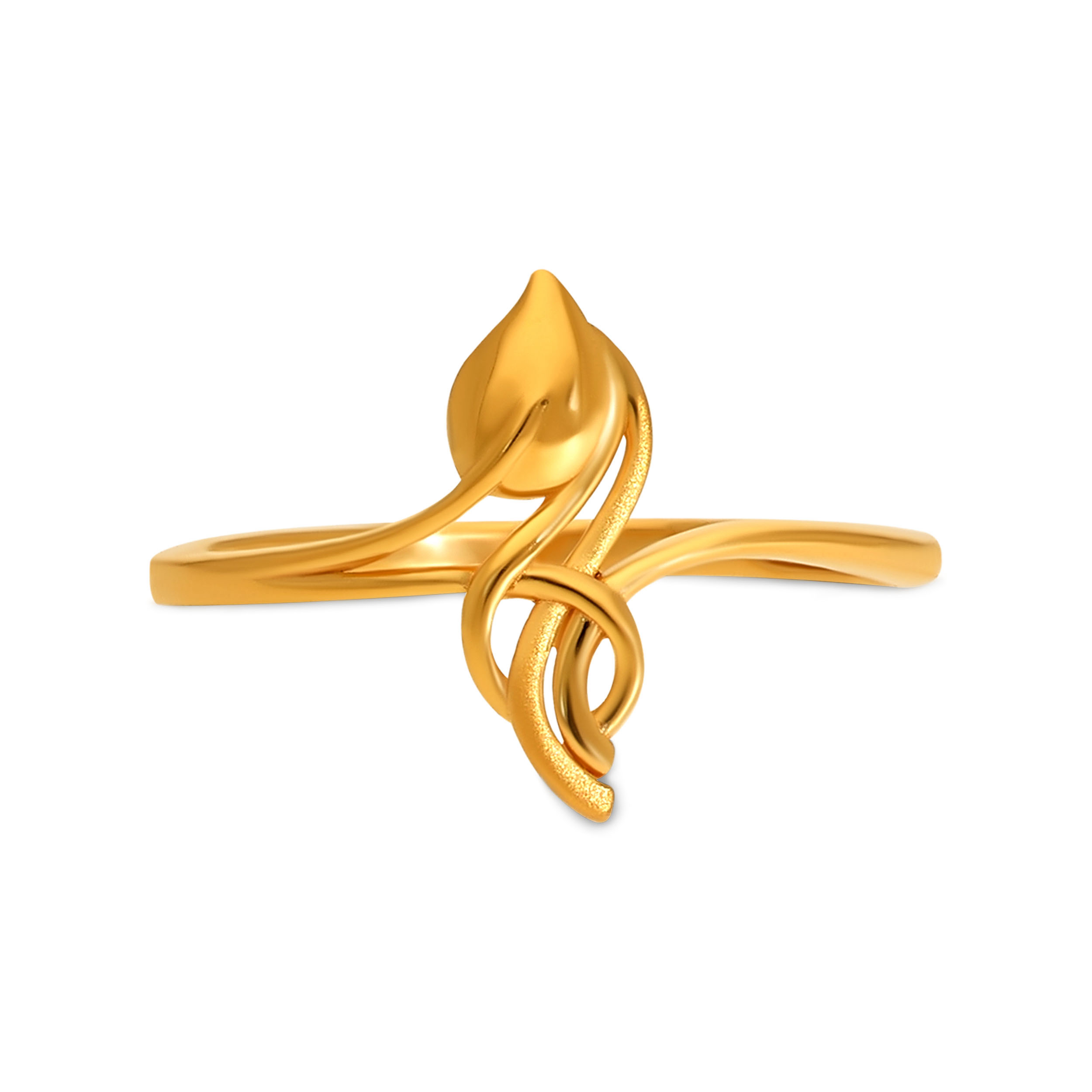 Leafy Embrace Gold Ring - Senco Gold and Diamonds
