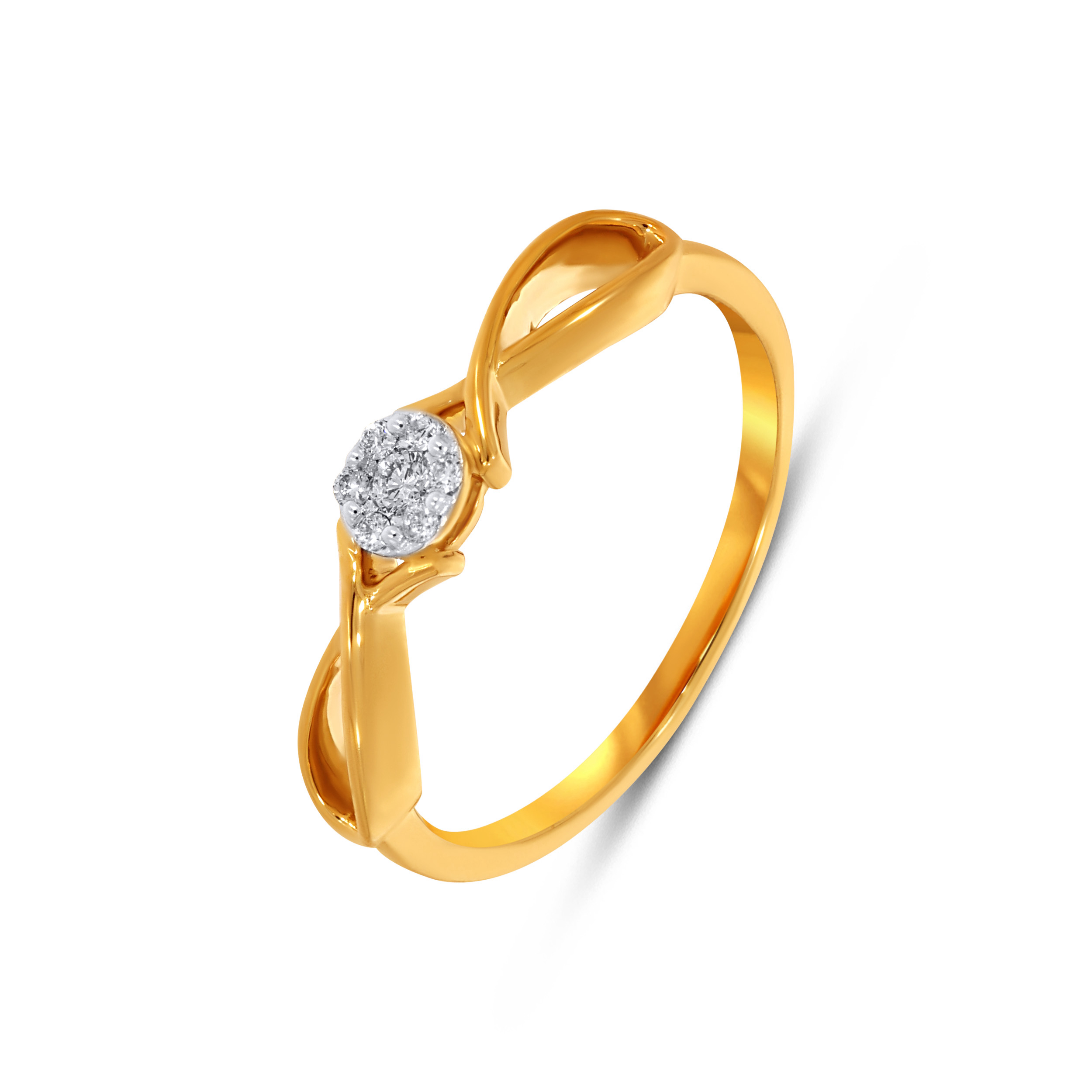 Halo Twist Diamond Ring - Senco Gold and Diamonds