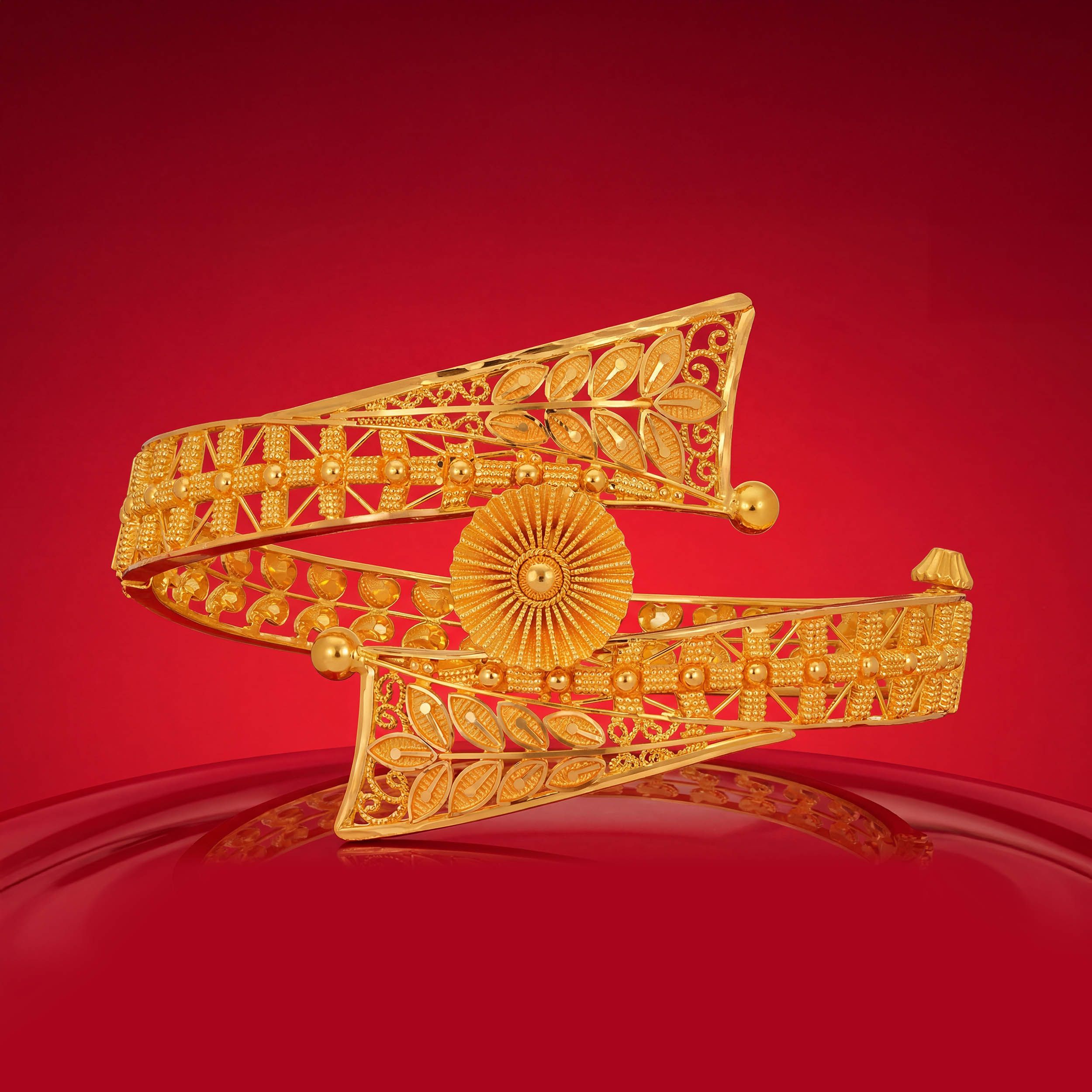 Sunwheel Filigree Gold Chur - ₹273105, Buy Sunwheel Filigree Gold