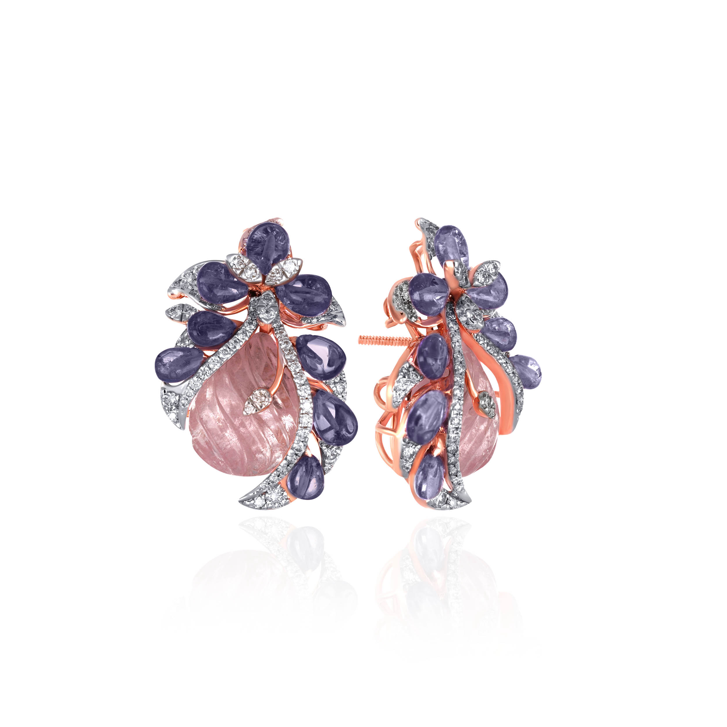 Rosalia's Whisper Diamond Earrings - Senco Gold and Diamonds