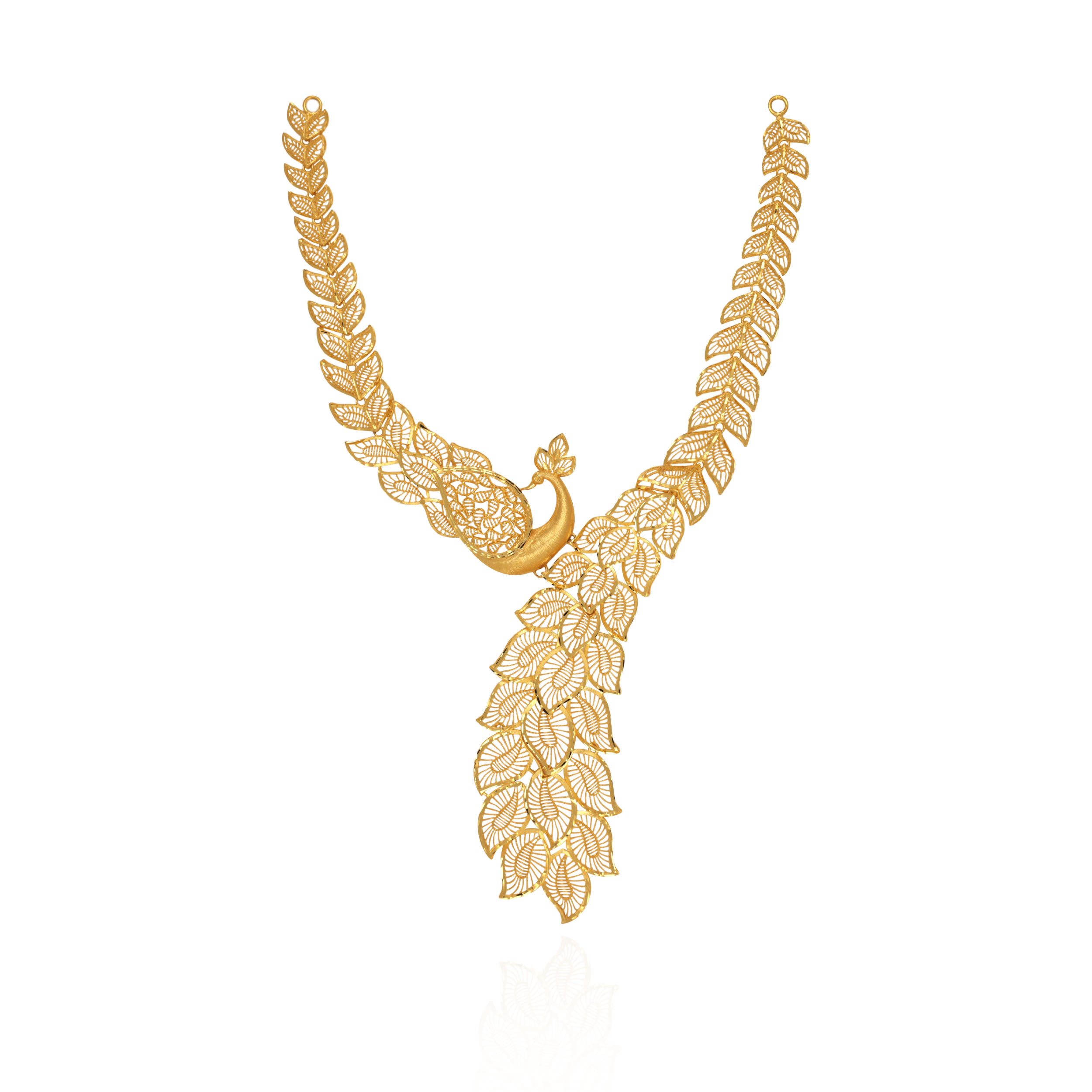 Gilded Plume Gold Necklace - Senco Gold and Diamonds