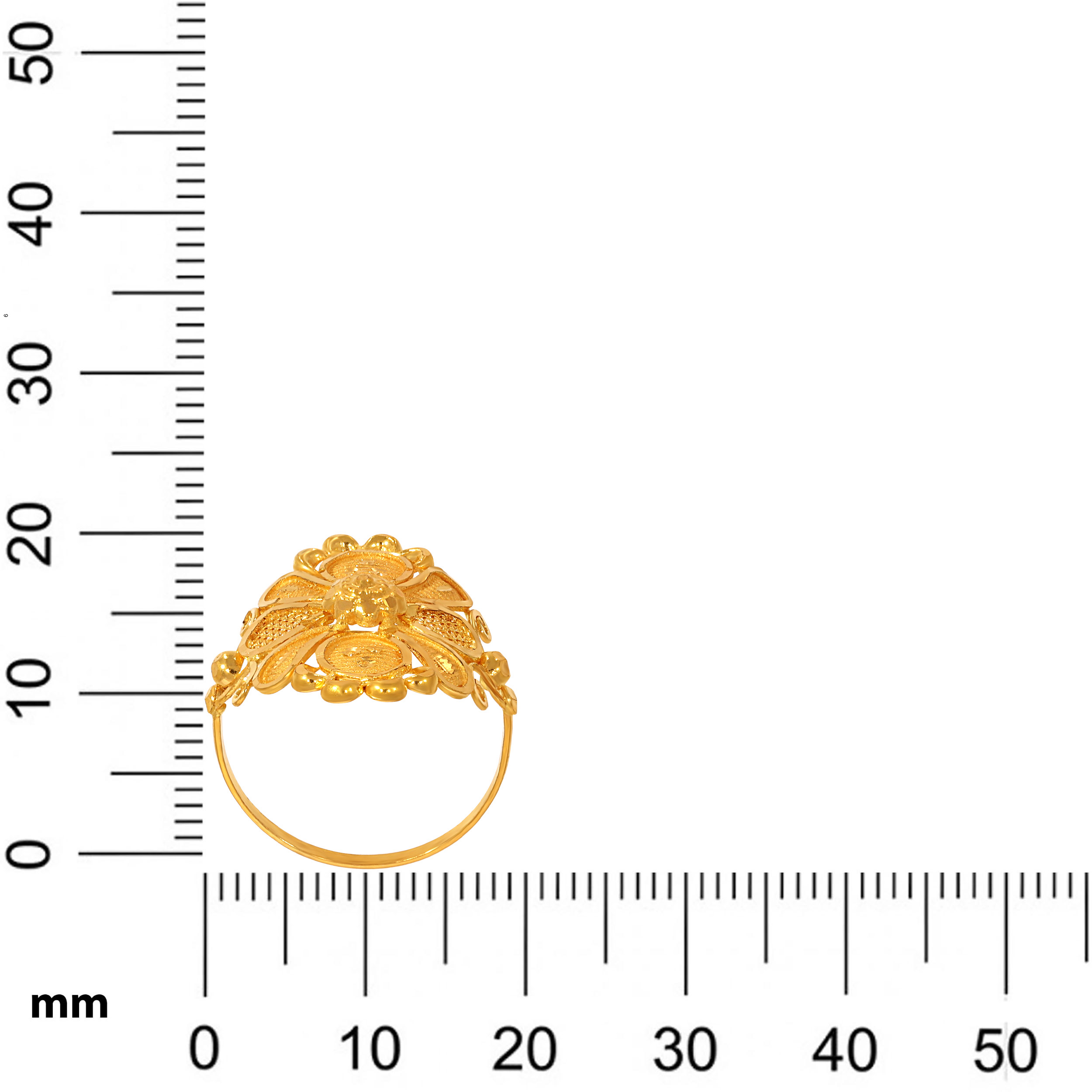 22K Yellow Gold  Ladies Ring  - GLR-D000545294 - Senco Gold and Diamonds