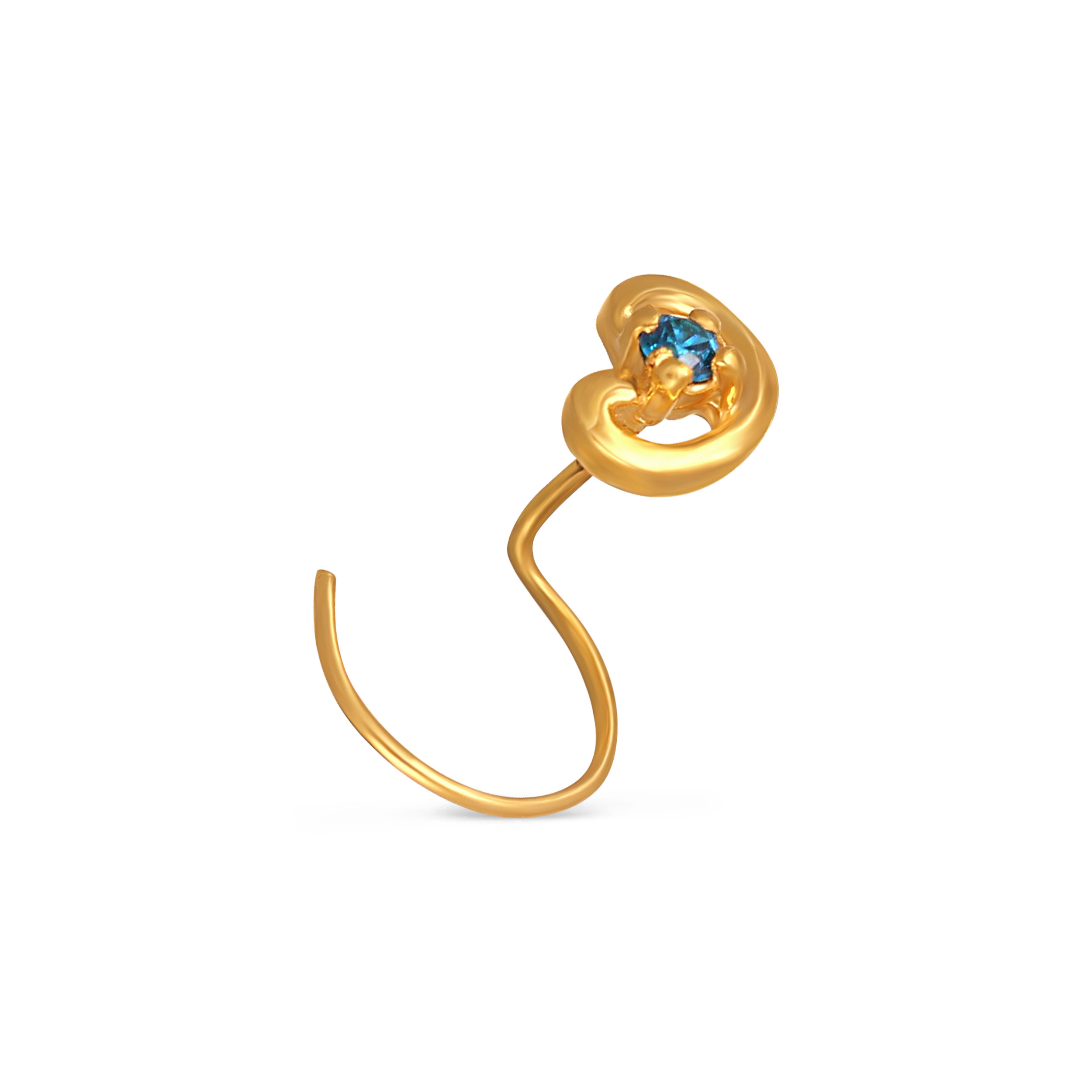 22K Yellow Gold Nose Pin - Jewellery - GNP-D000552059 - Senco Gold and Diamonds