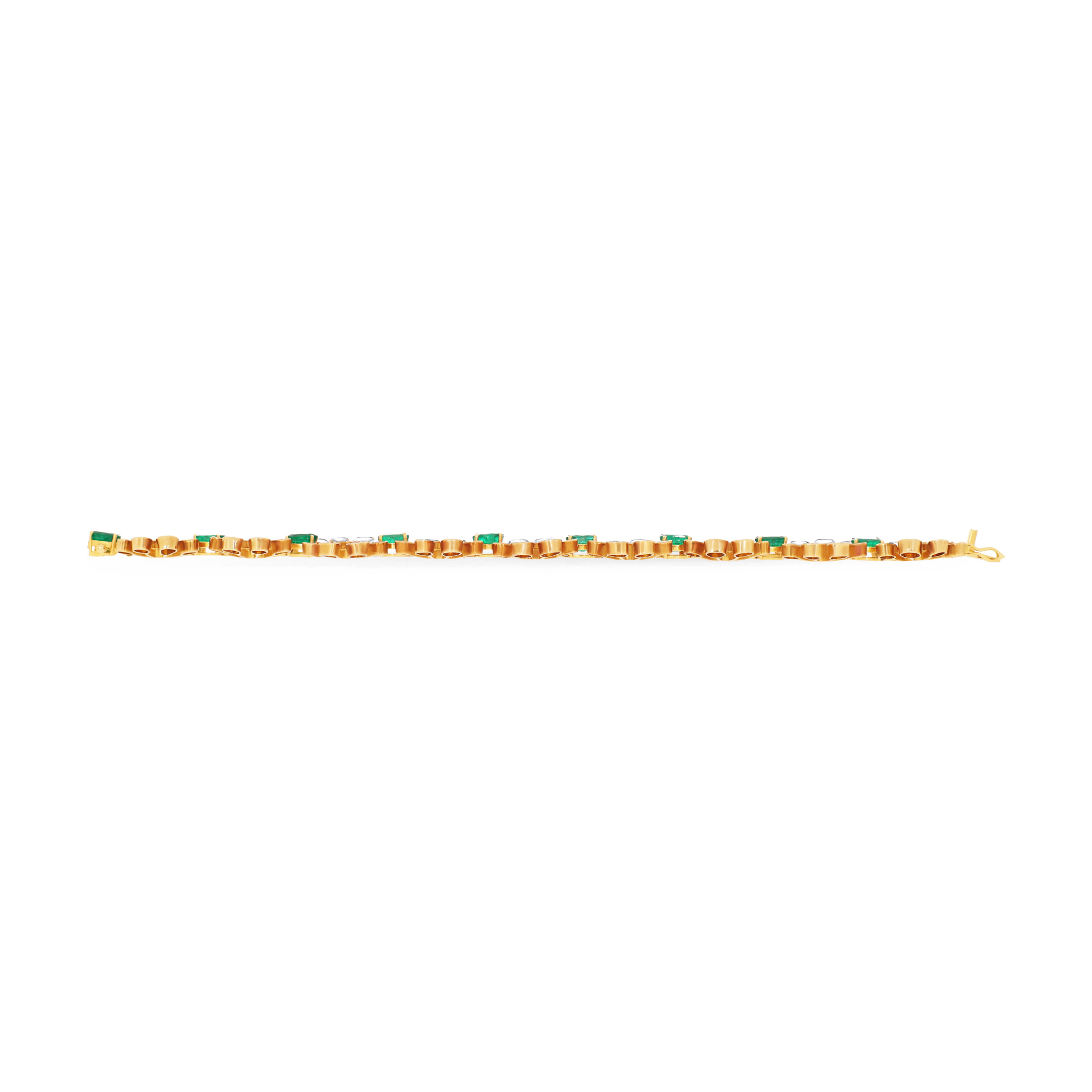 18K Yellow Gold Diamond Bracelet-DBR-D000618931 - Senco Gold and Diamonds
