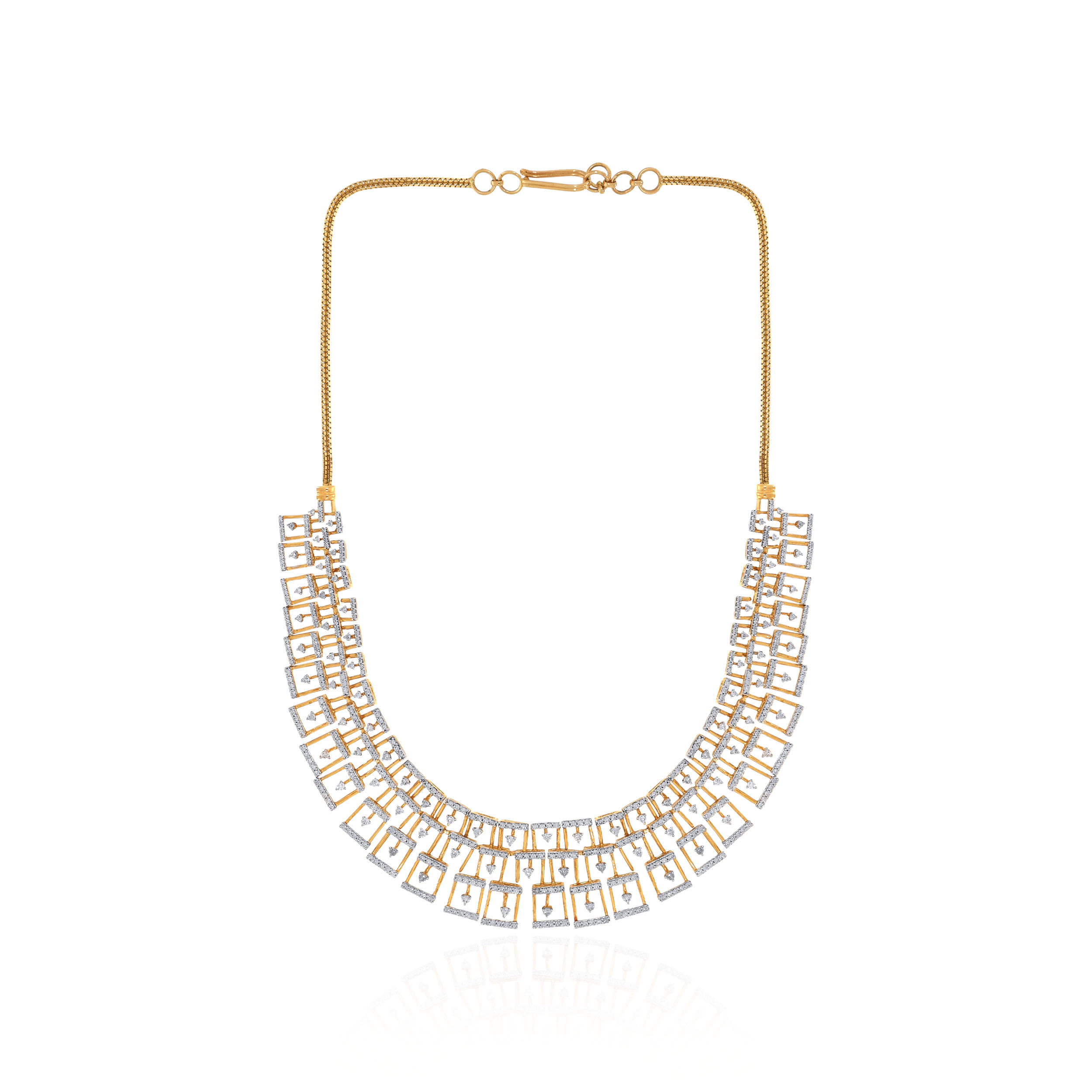Celestial Gleam Diamond Necklace - Senco Gold and Diamonds