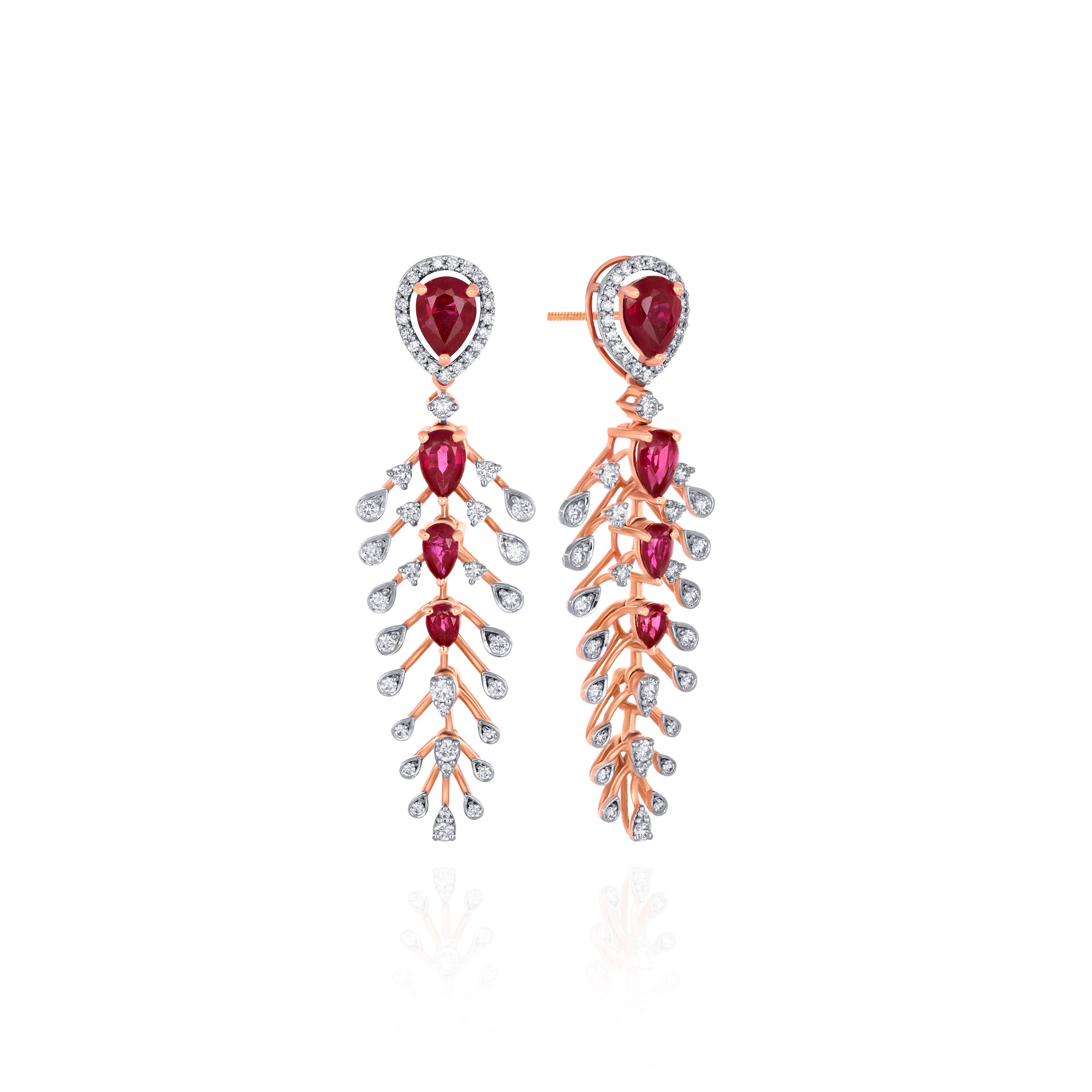 Enchanted Climber Diamond Earrings - Senco Gold and Diamonds