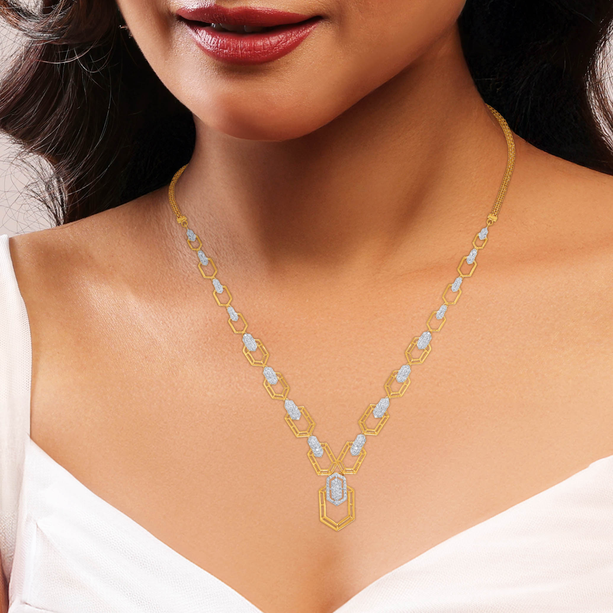 Evergreen Appeal Diamond Necklace - Senco Gold and Diamonds