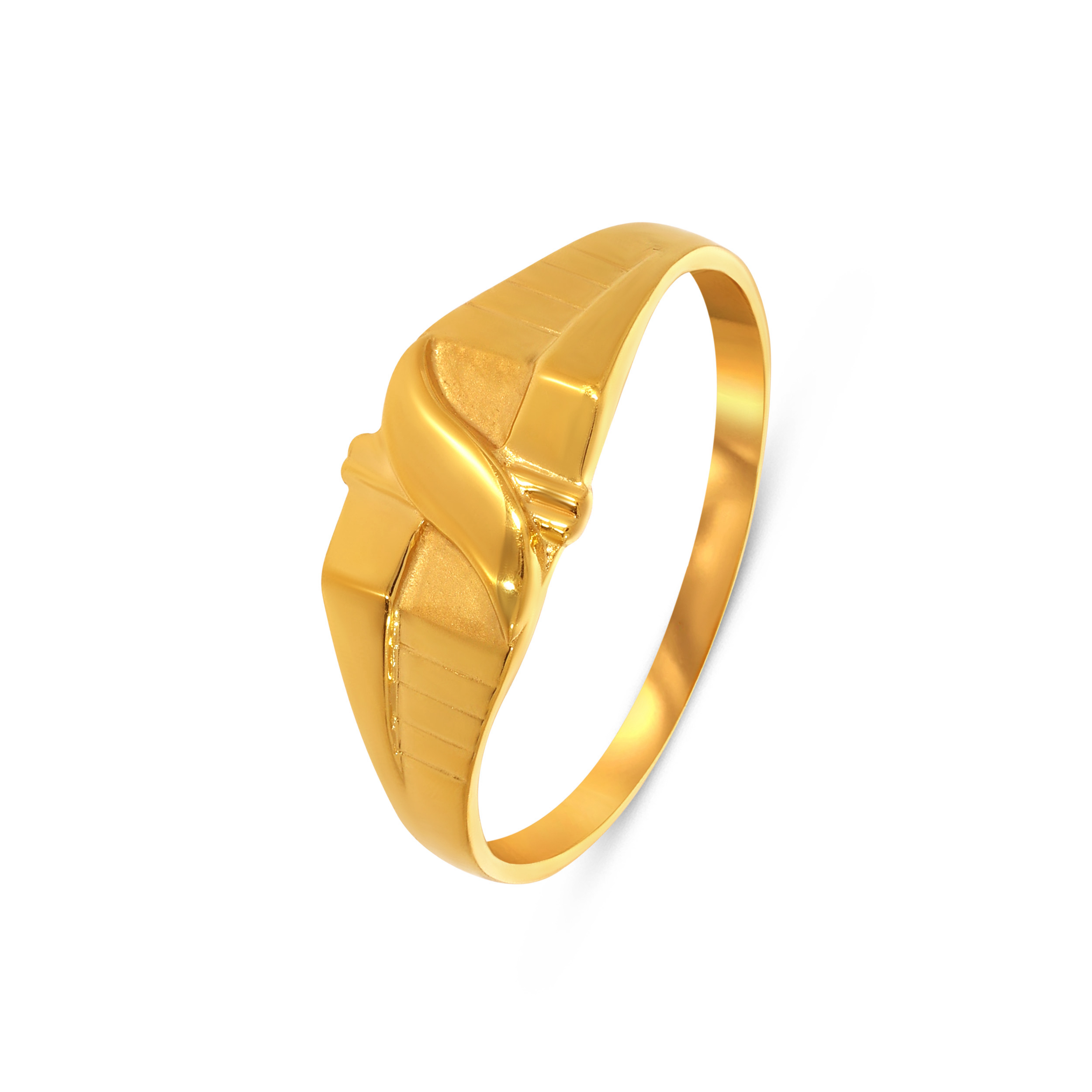 Artisan Contour Men's Gold Ring - Senco Gold and Diamonds