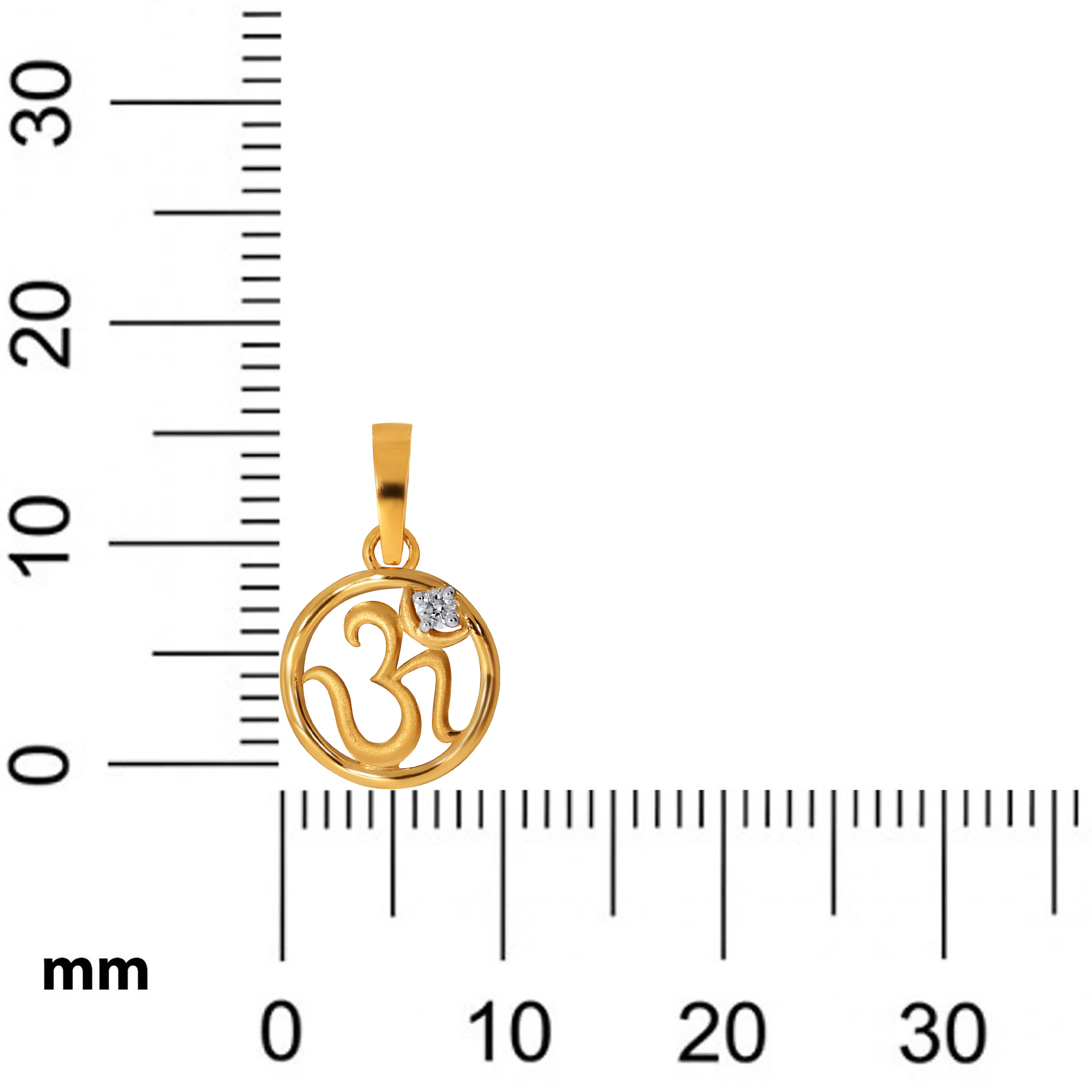 14K Yellow Gold Kids Diamond Pendant-DPN-D000790193 - Senco Gold and Diamonds