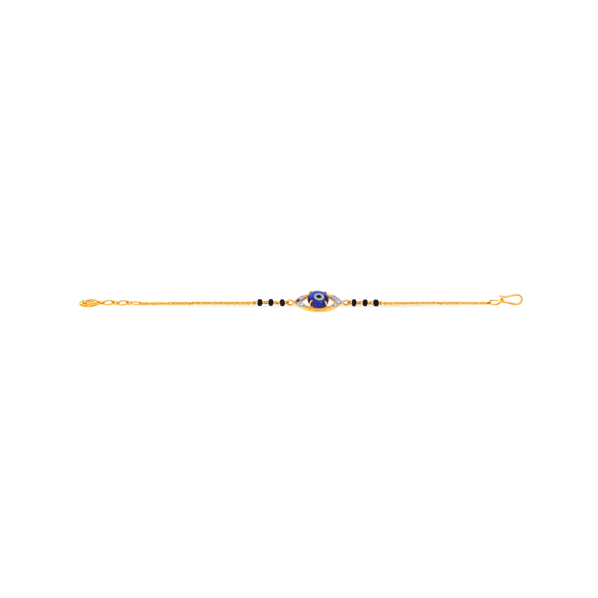 18K Yellow Gold Kids Diamond Bracelet-DBR-D000790450 - Senco Gold and Diamonds